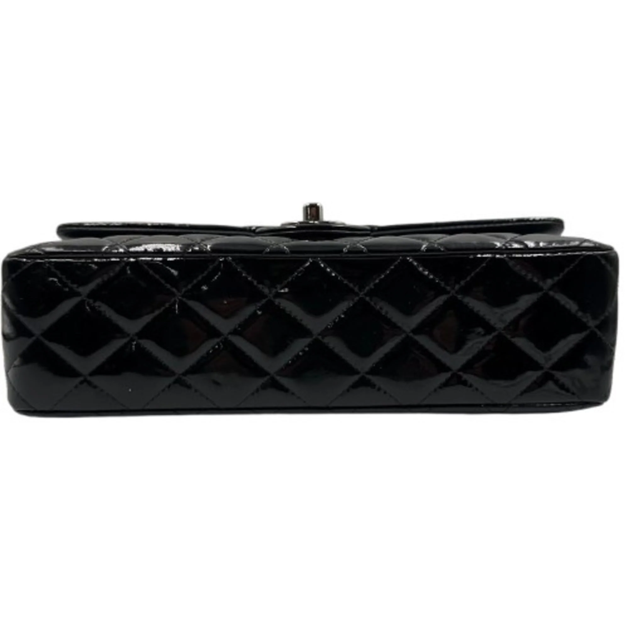 Classic Double Flap Bag Quilted Patent Medium - Image 6