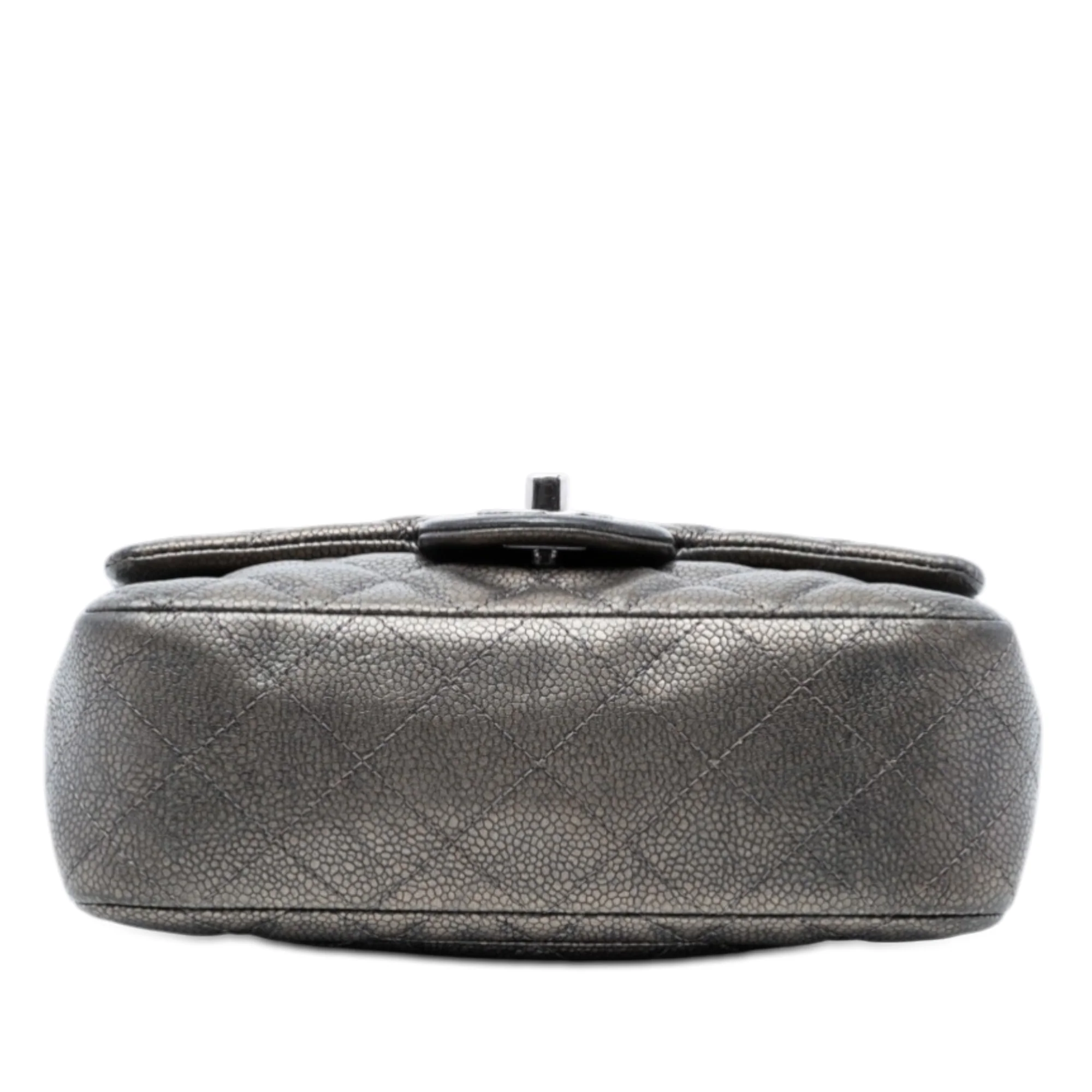 Classic Single Flap Bag Quilted Caviar Mini - Image 3