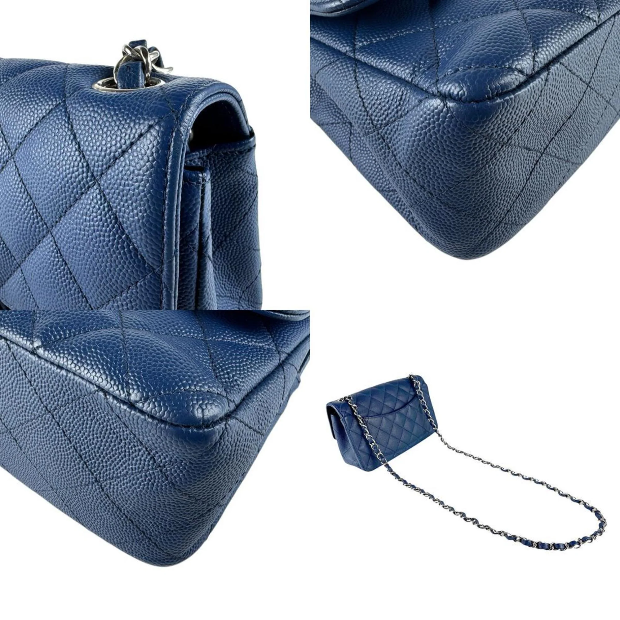 Classic Single Flap Bag Quilted Caviar Mini - Image 4