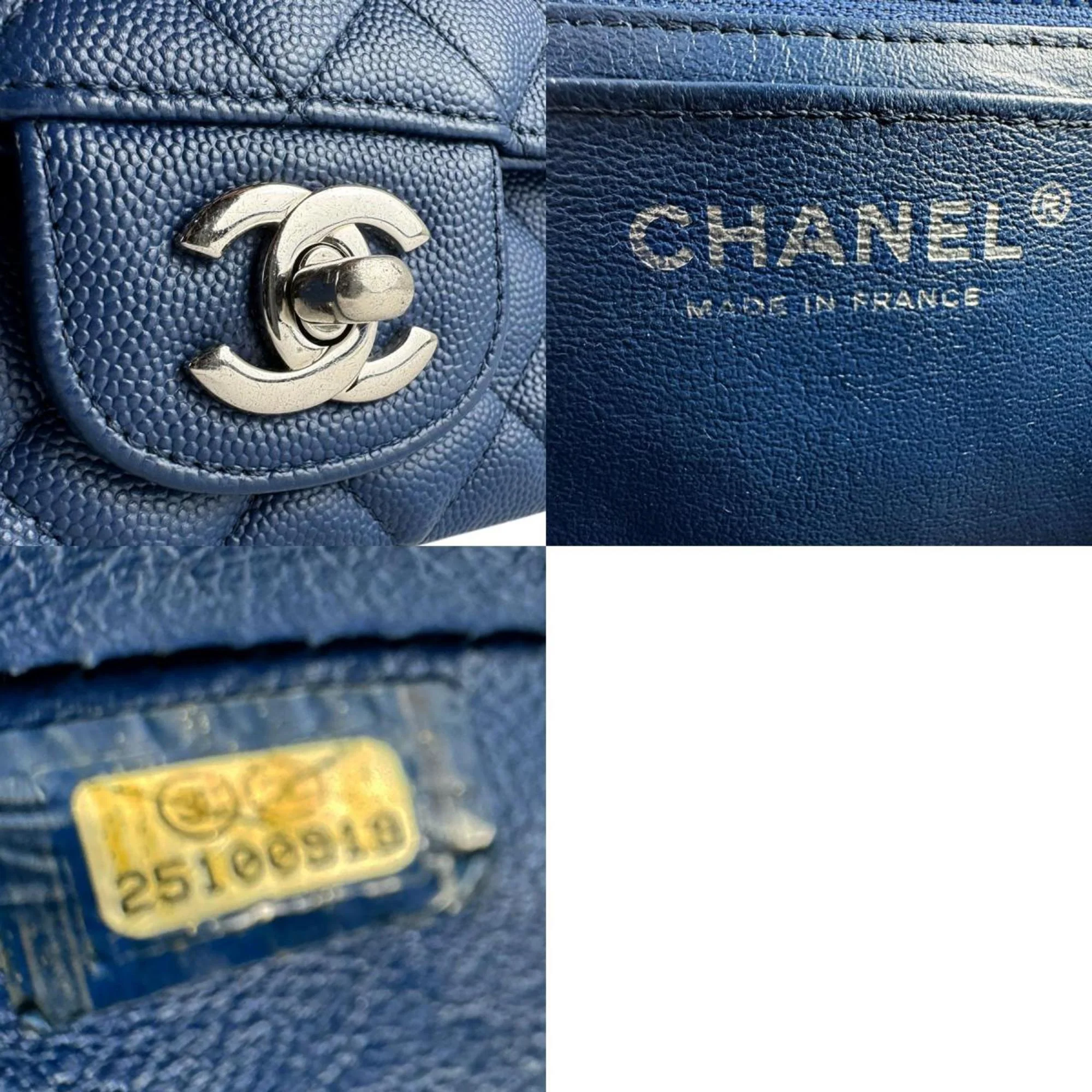 Classic Single Flap Bag Quilted Caviar Mini - Image 5