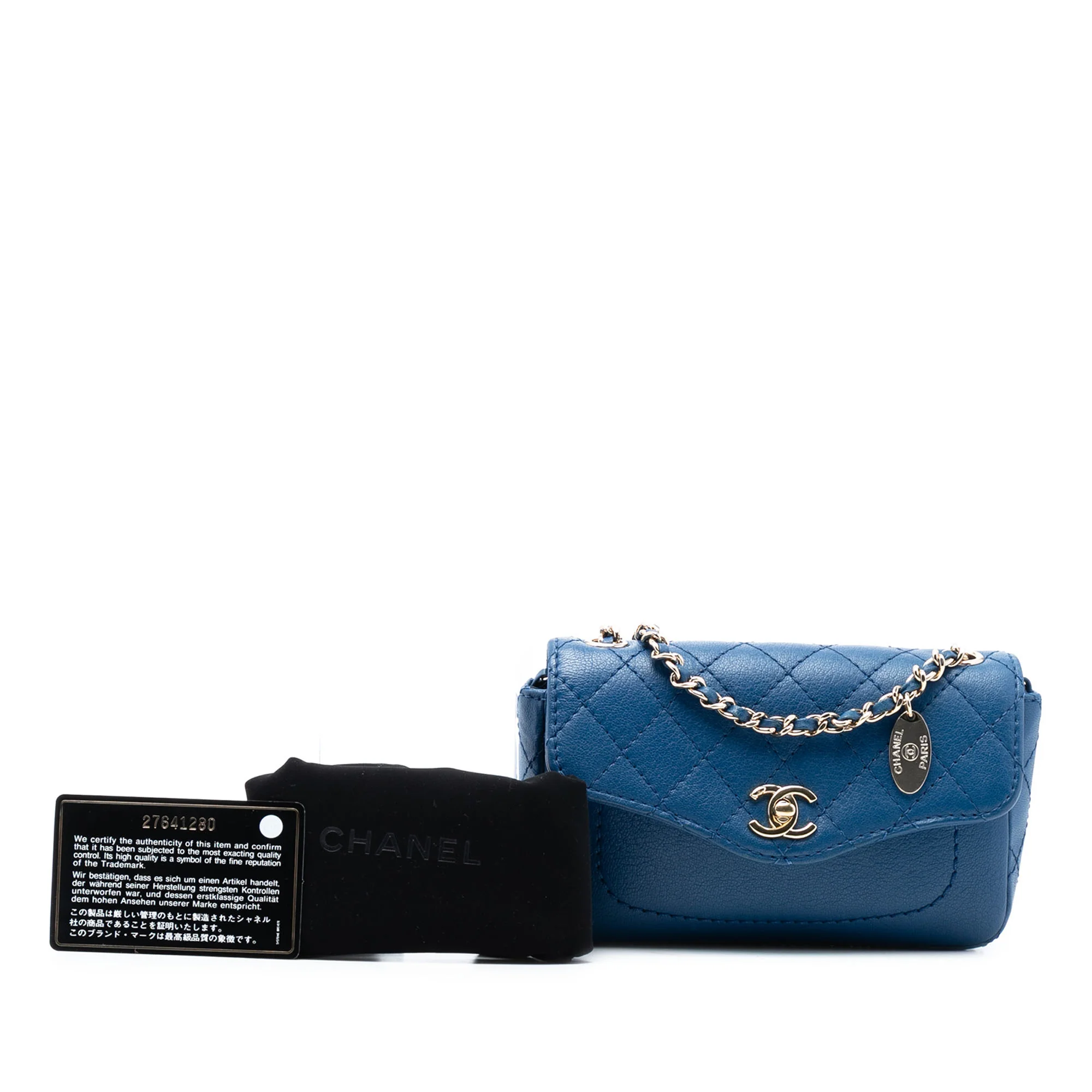Coco Curve Envelope Flap Bag Quilted Goatskin Mini - Image 8