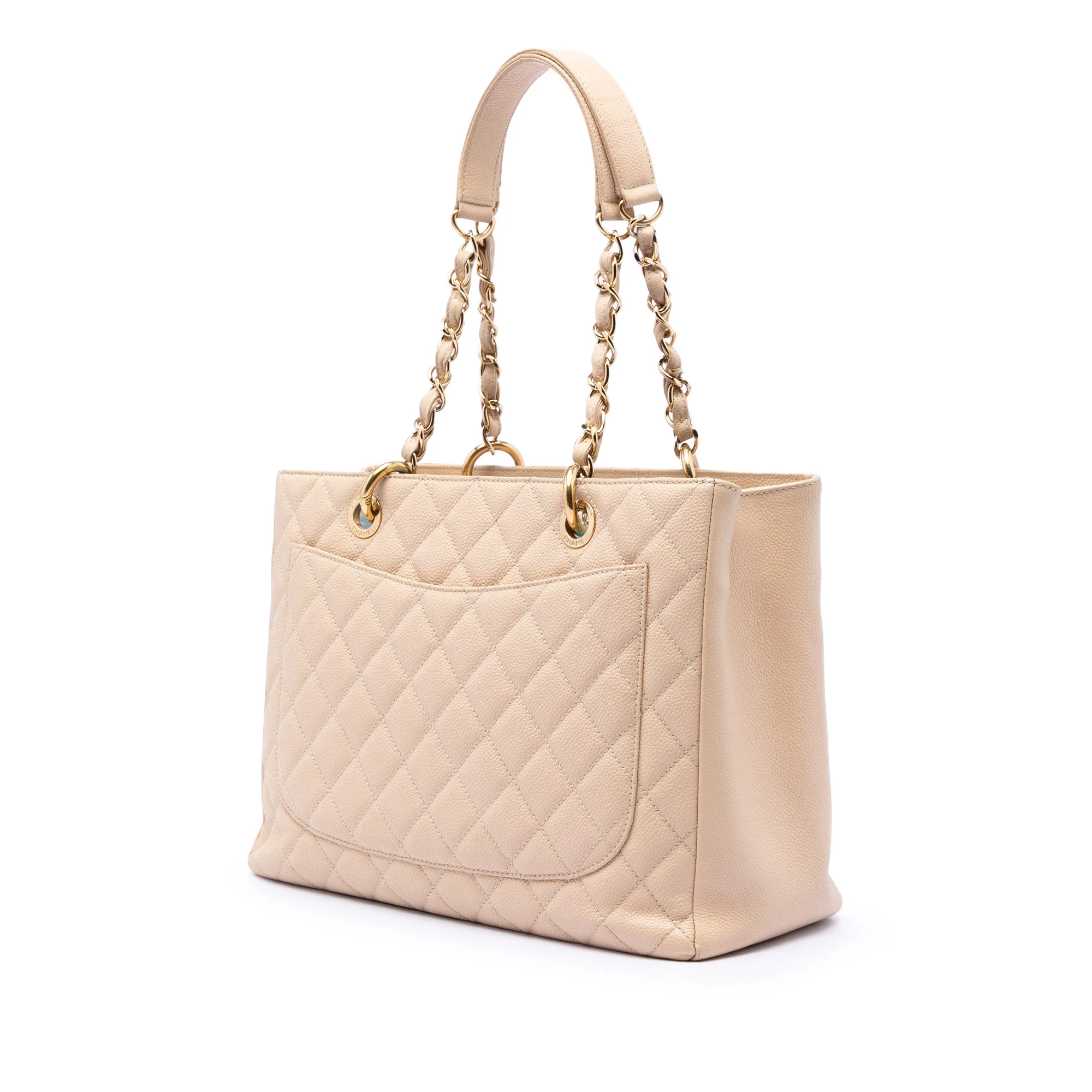 Grand Shopping Tote Quilted Caviar - Image 2