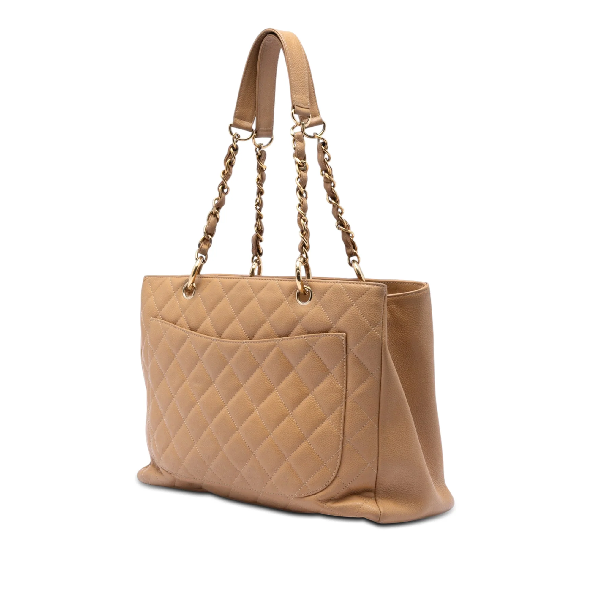 Grand Shopping Tote Quilted Caviar - Image 2
