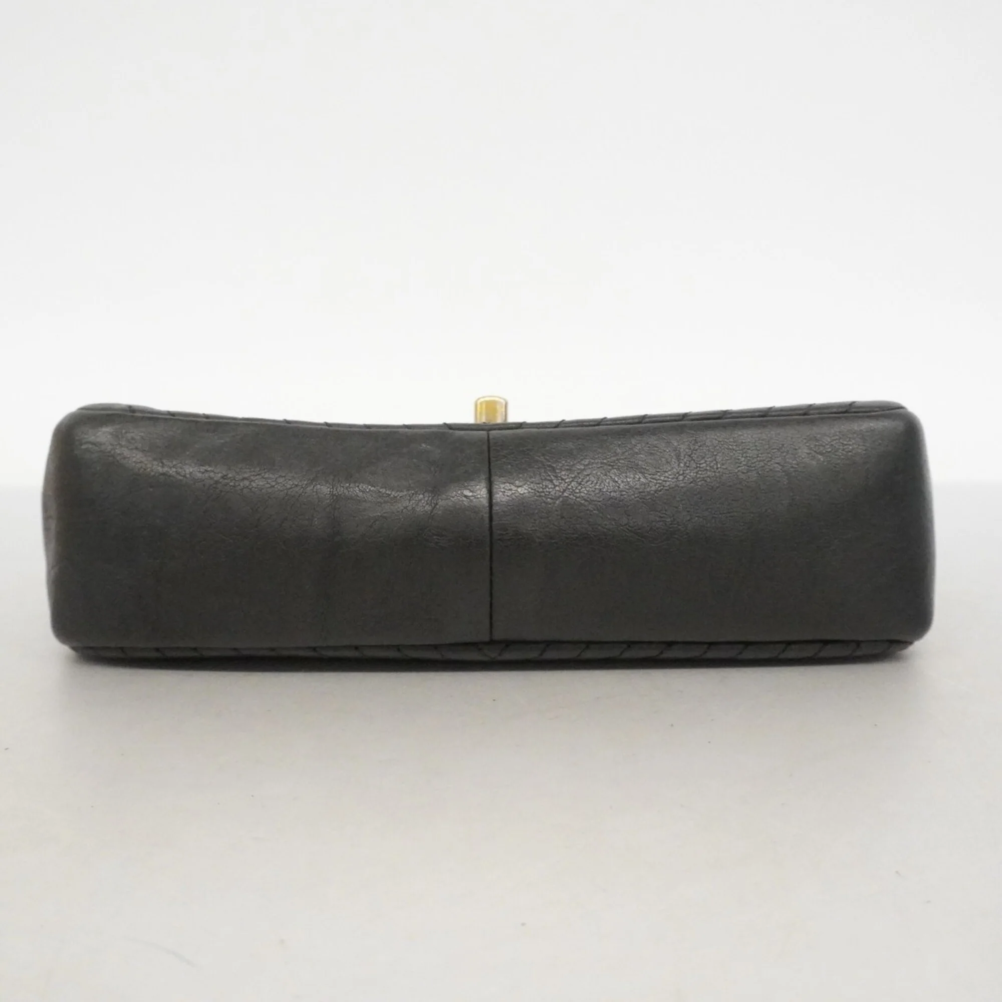 Medallion Charm Flap Bag Chevron Wrinkled Lambskin Small - Image 3