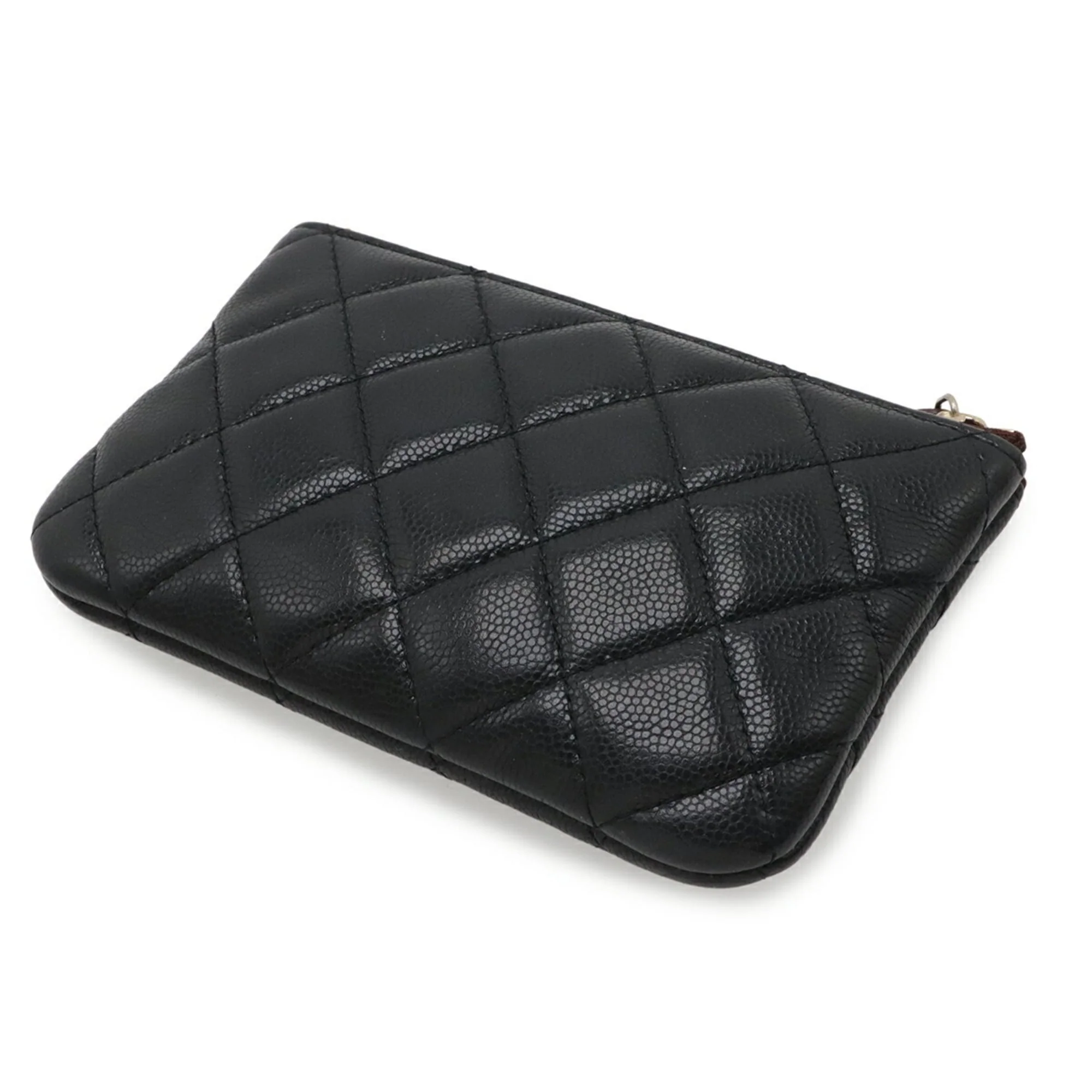 O Case Clutch Quilted Caviar Small - Image 3