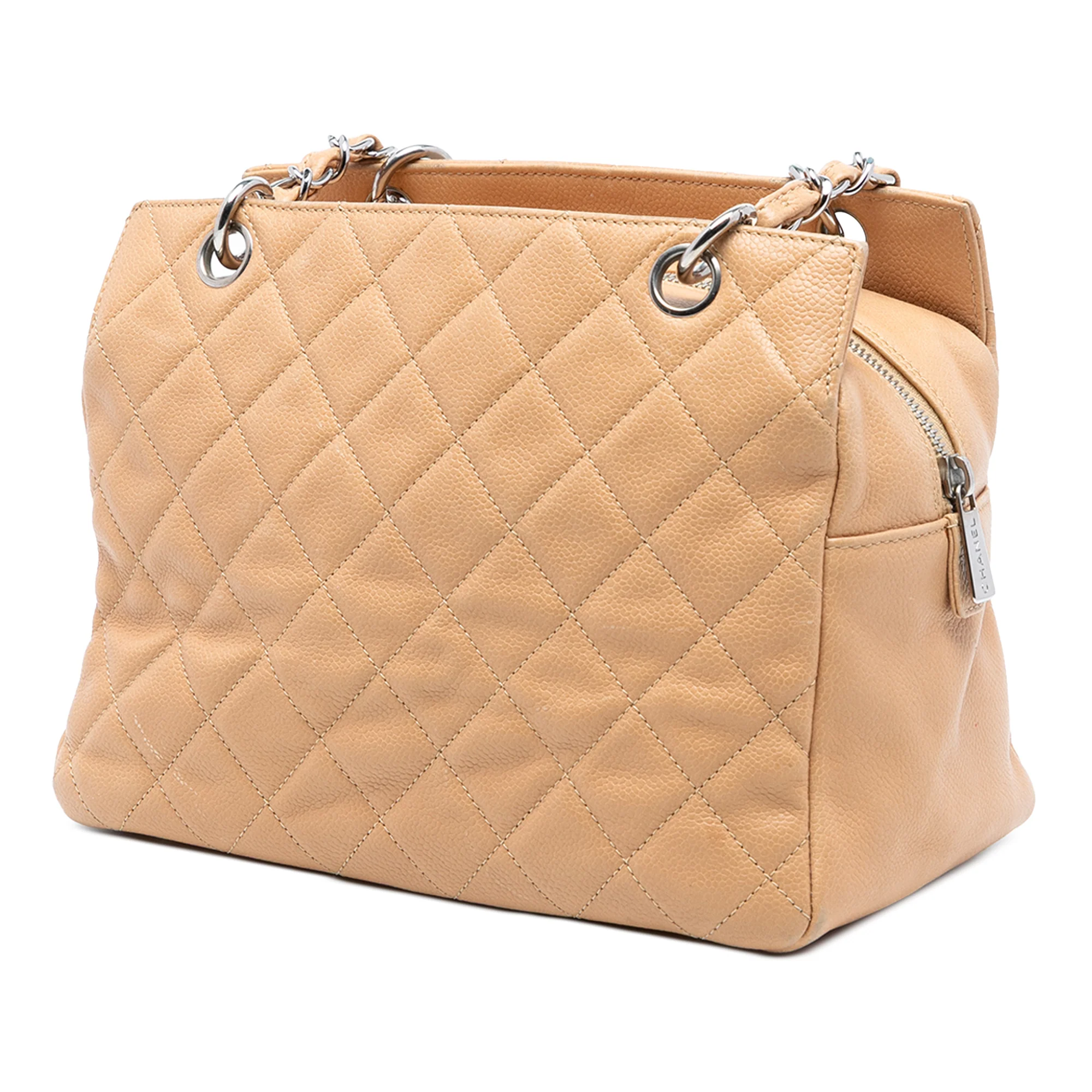 Petite Timeless Tote Quilted Caviar - Image 2
