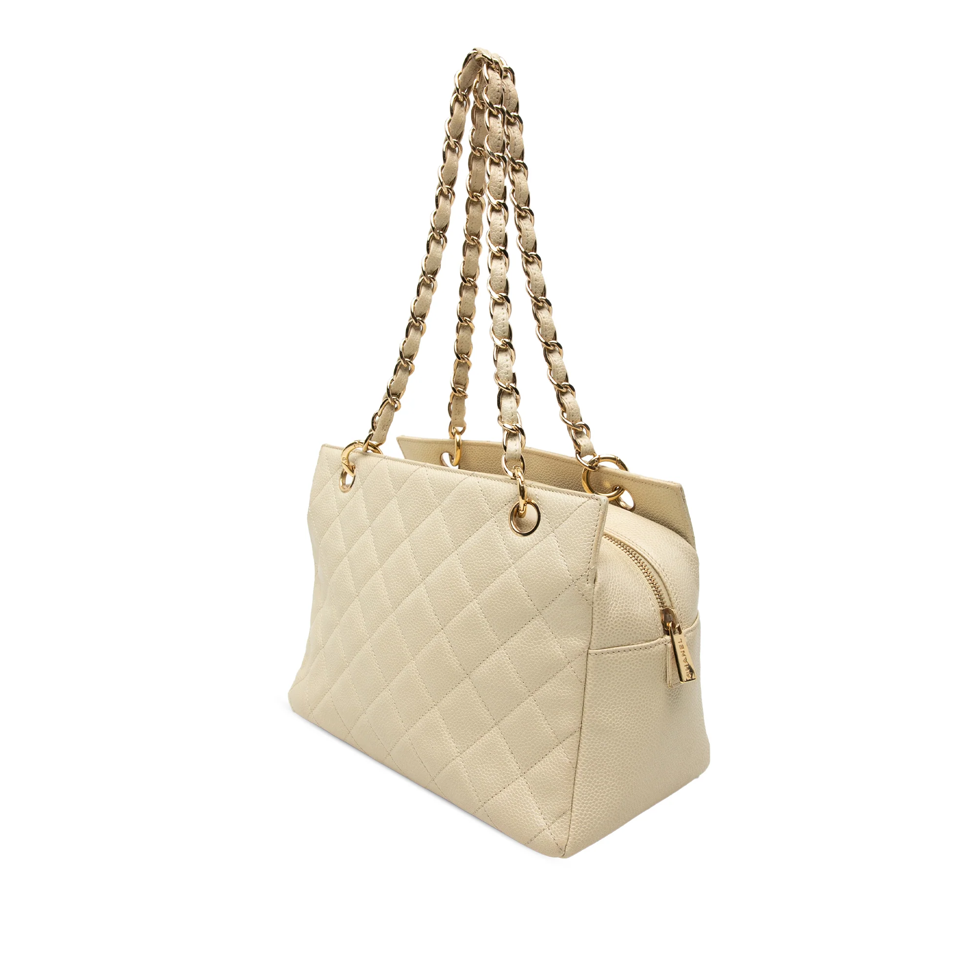 Petite Timeless Tote Quilted Caviar - Image 2