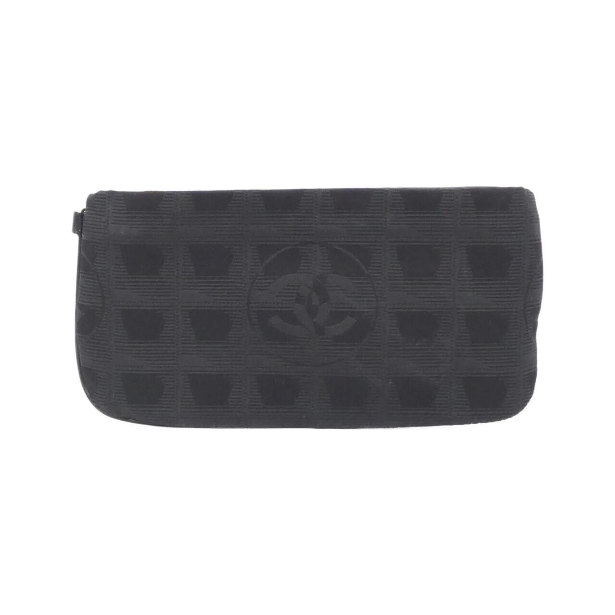 Travel Line Wallet on Chain Quilted Nylon