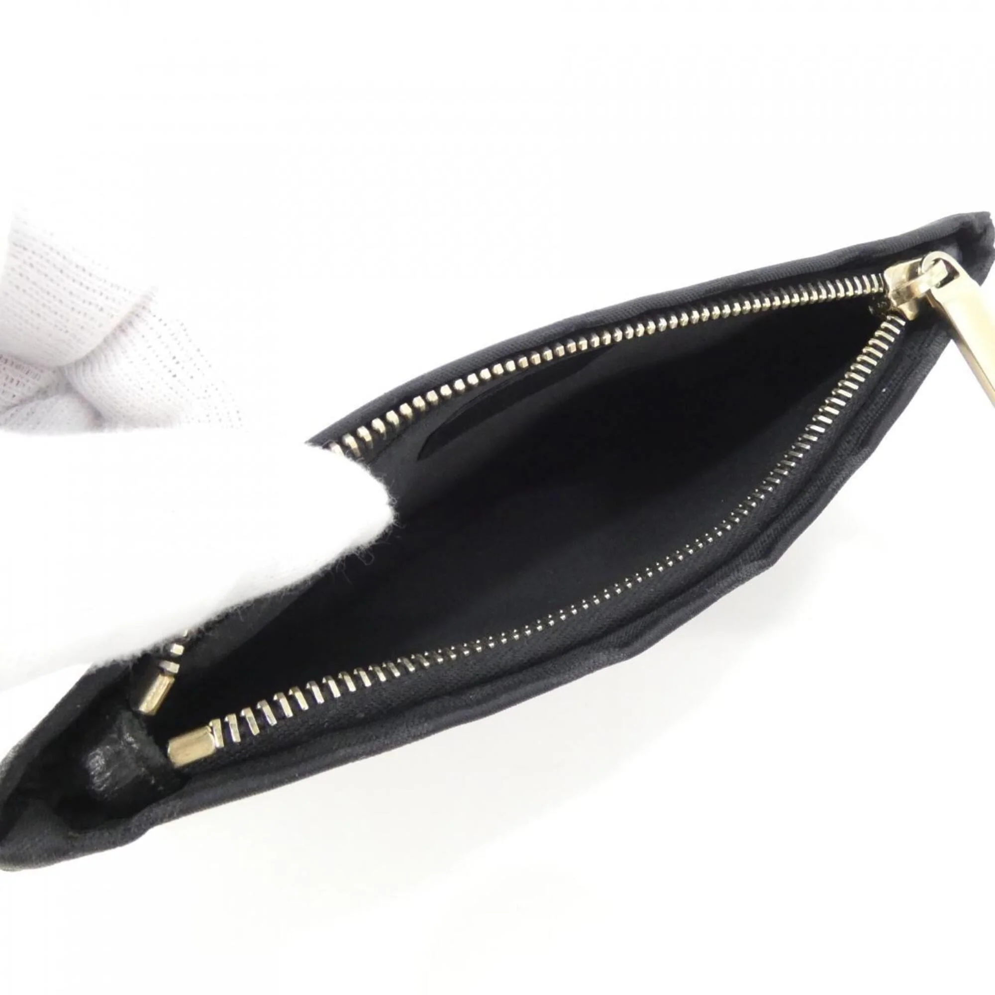 Travel Line Wallet on Chain Quilted Nylon - Image 4