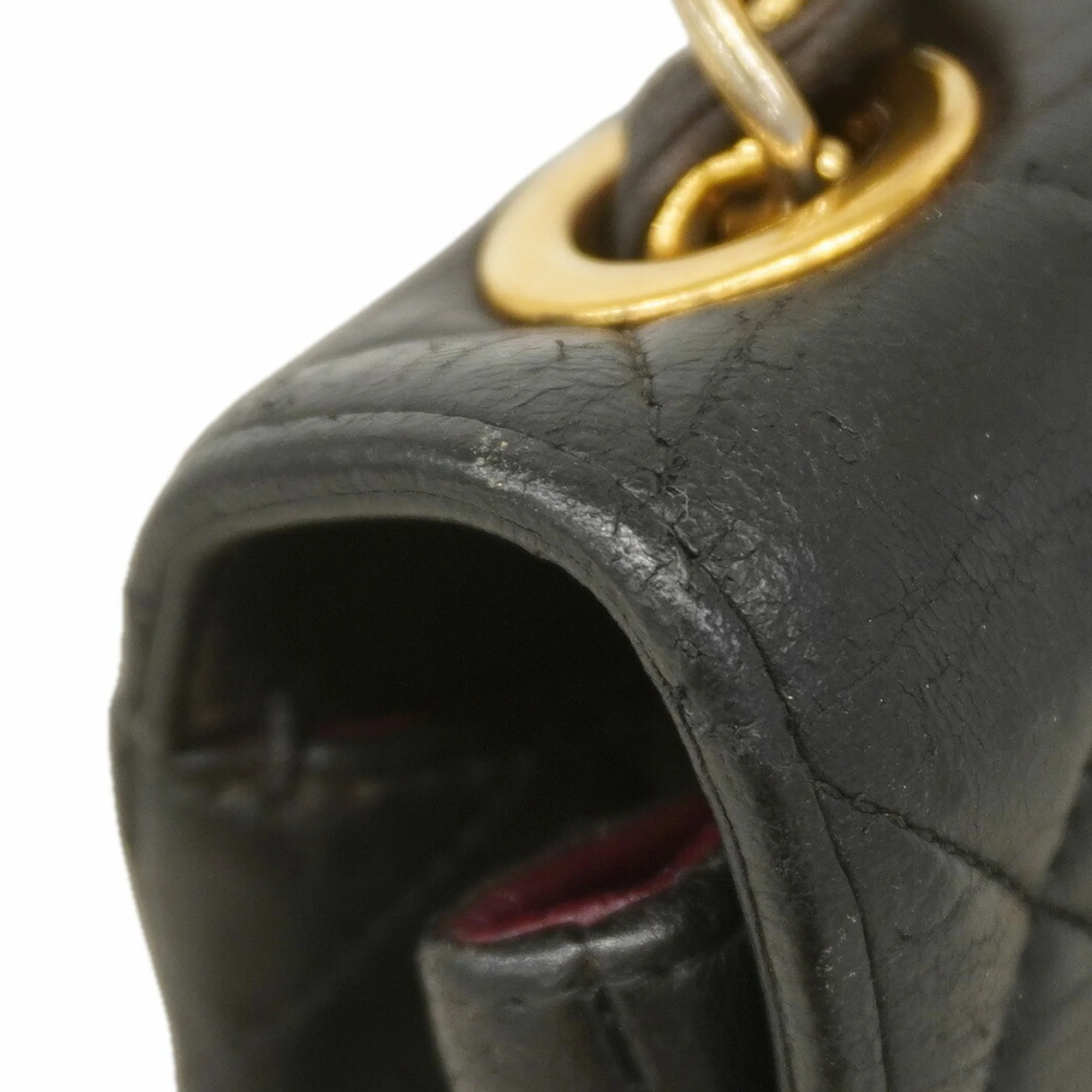 Vintage Classic Single Flap Bag Quilted Lambskin Jumbo - Image 7