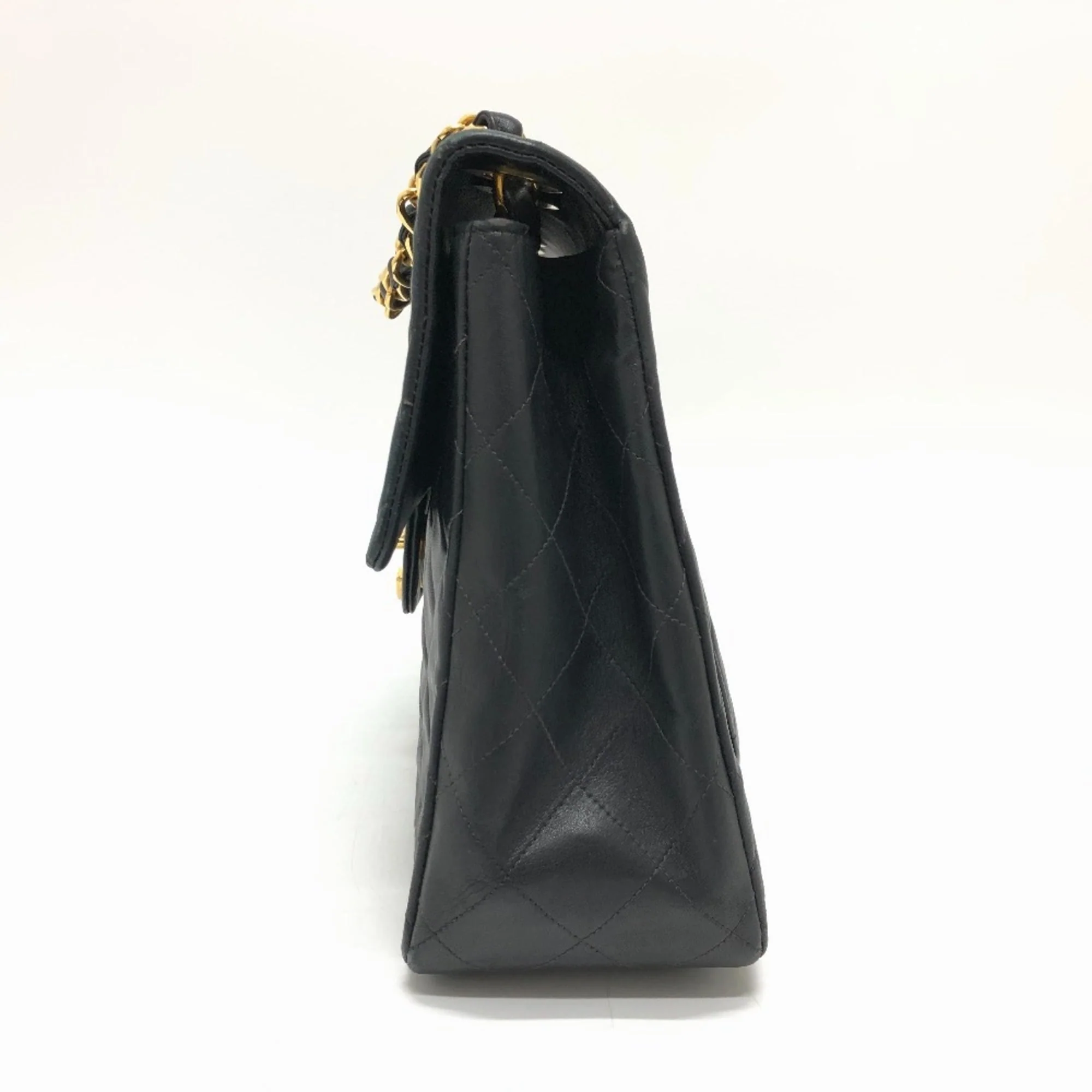 Vintage Classic Single Flap Bag Quilted Lambskin Maxi - Image 3