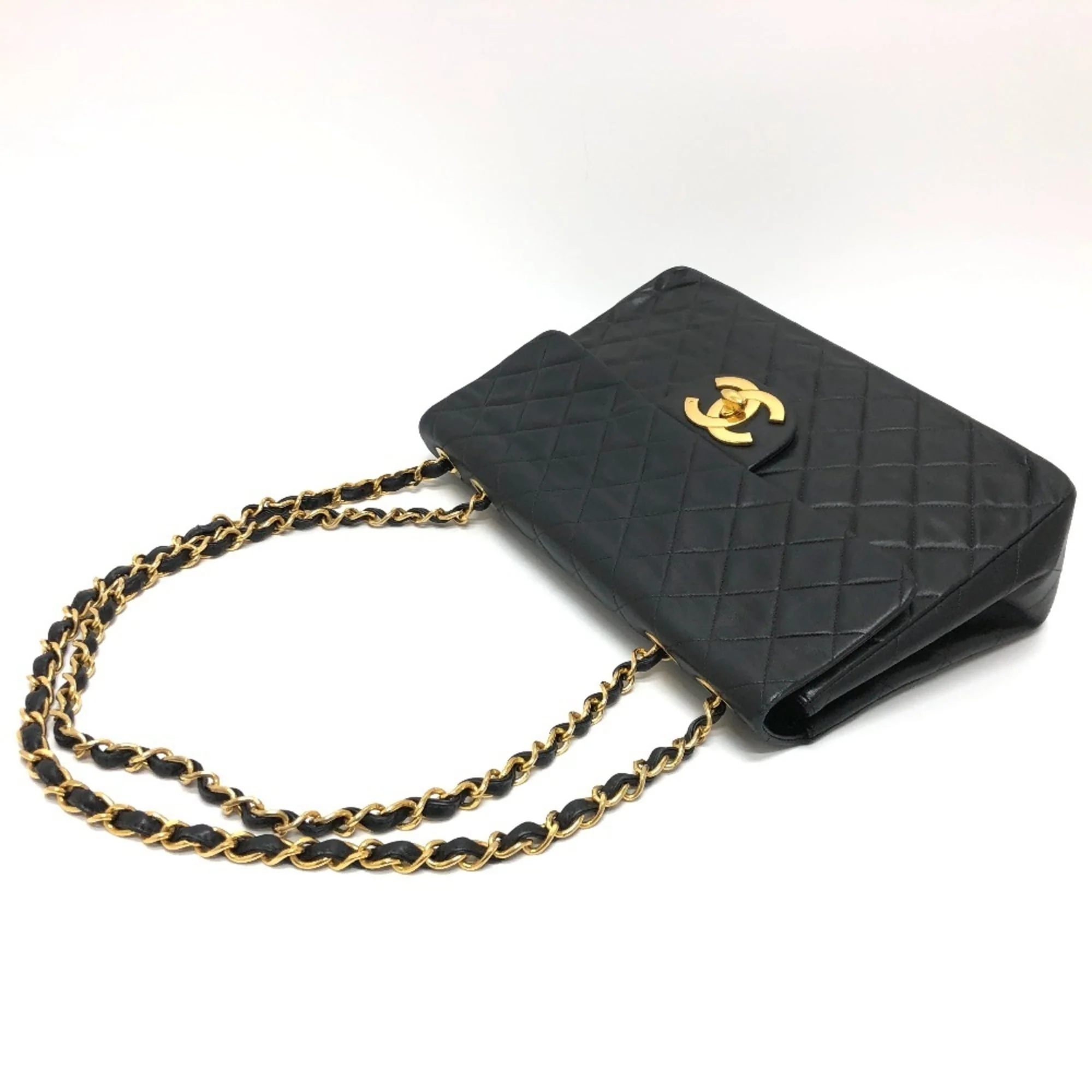 Vintage Classic Single Flap Bag Quilted Lambskin Maxi - Image 6