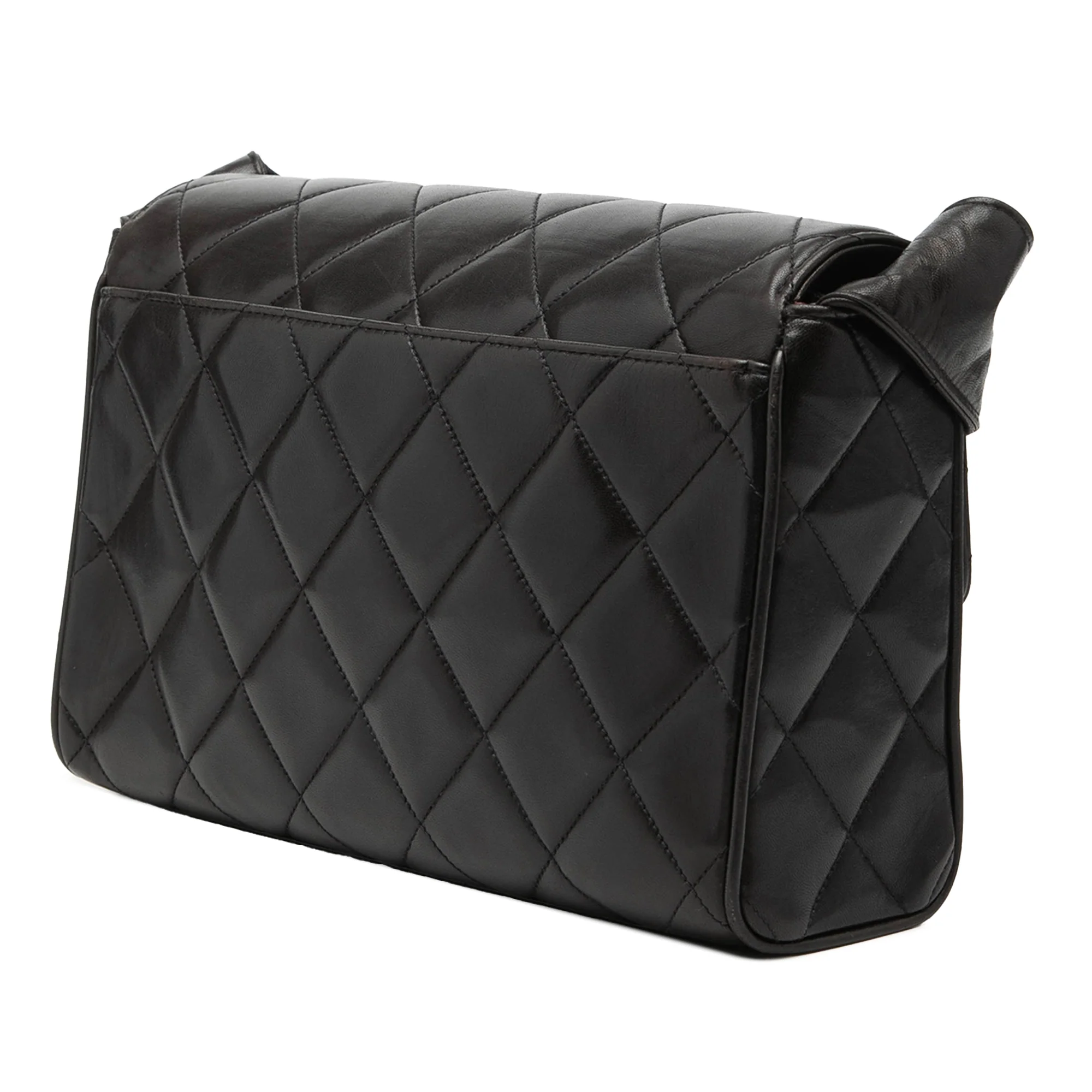 Vintage Covered CC Flap Bag Quilted Lambskin Medium - Image 2