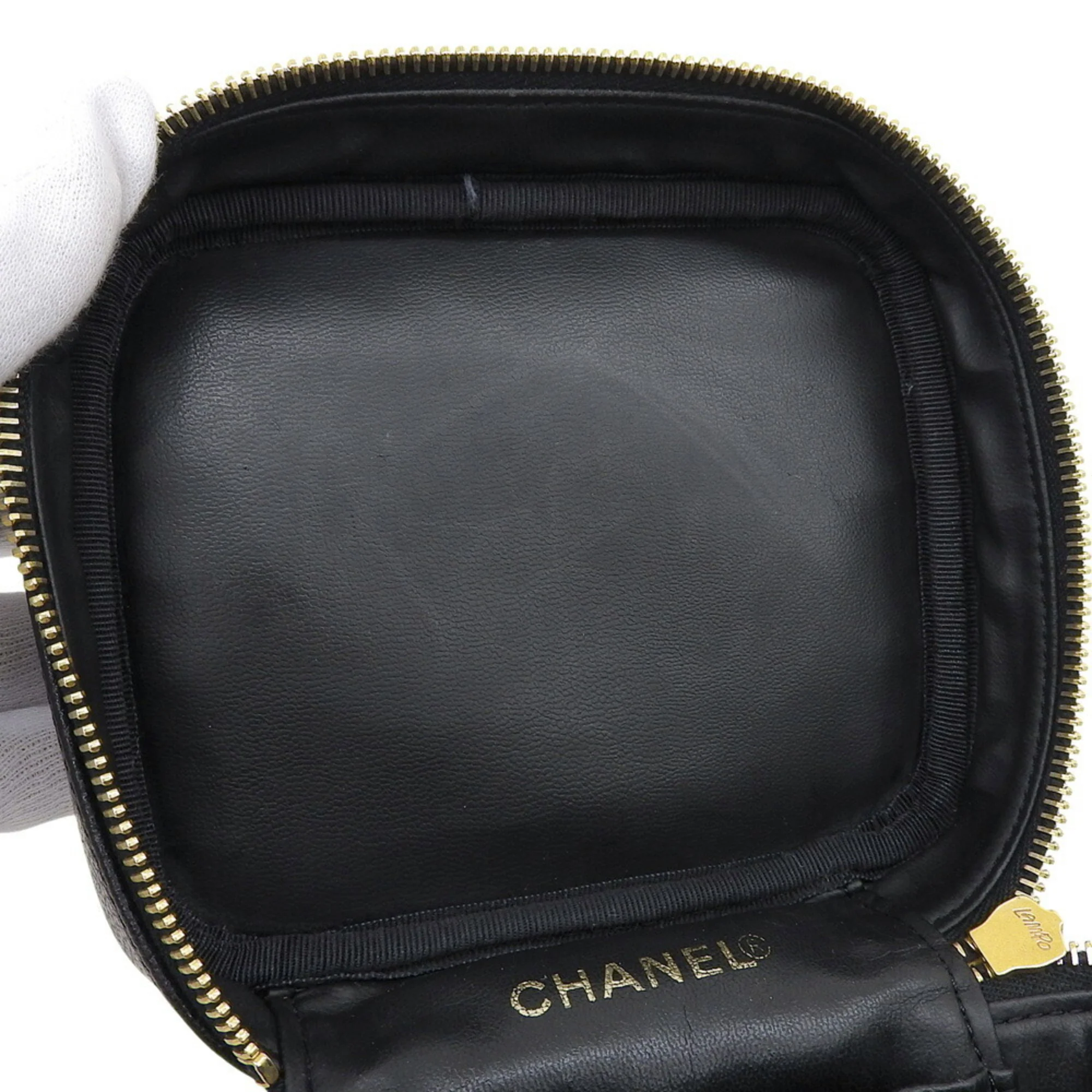 Vintage Timeless Cosmetic Case Caviar Tall - Image 8