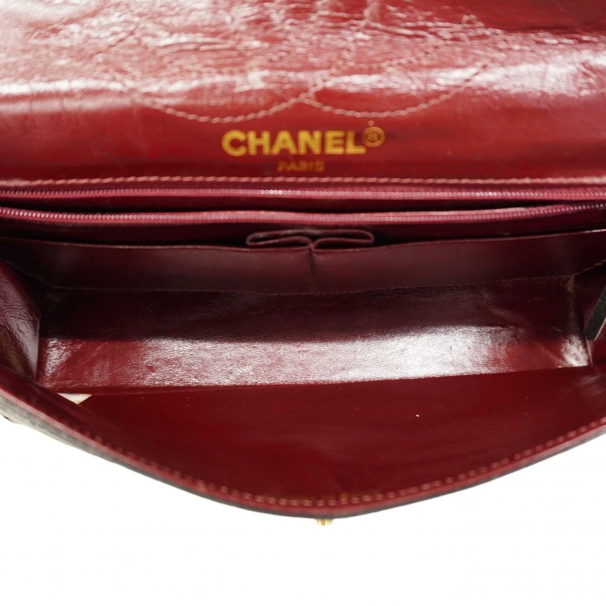 Vintage Two Tone CC Flap Bag Quilted Lambskin Medium - Image 4