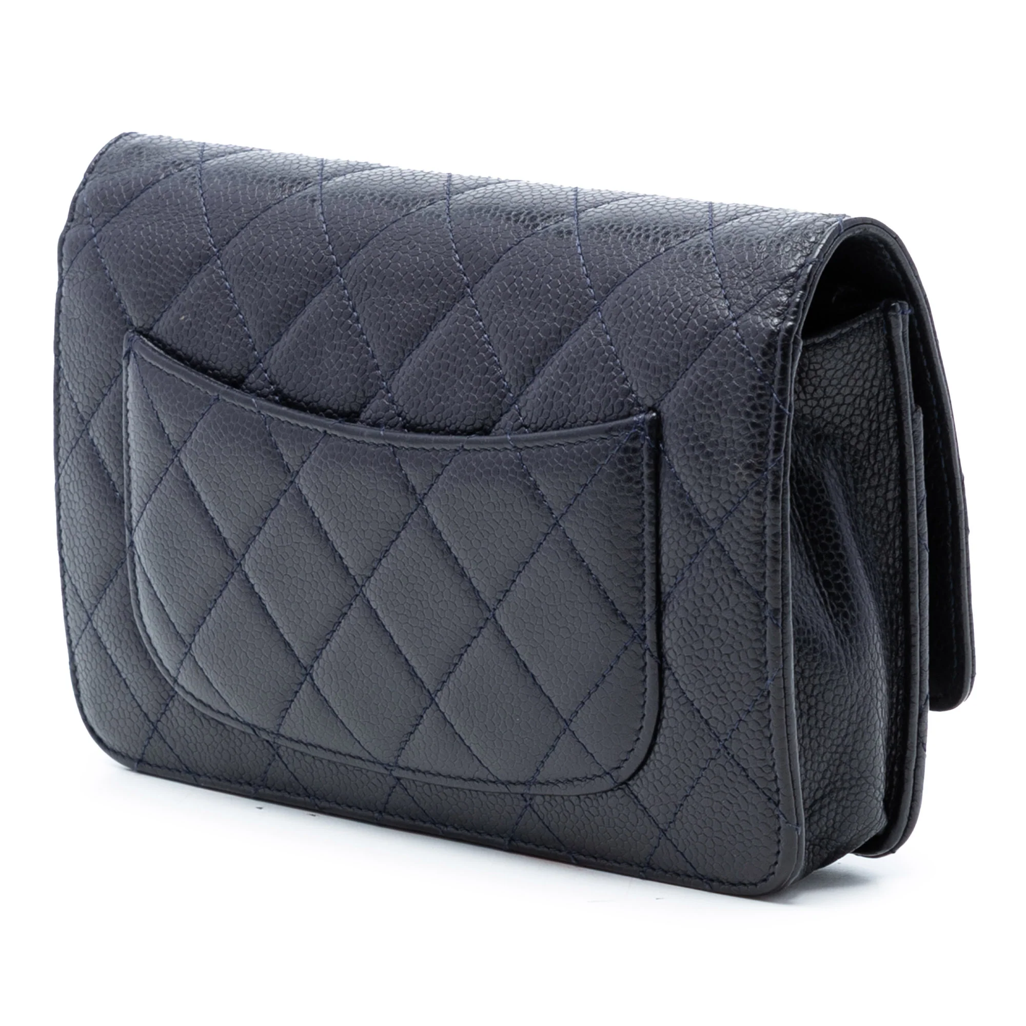 Wallet on Chain Quilted Caviar - Image 2