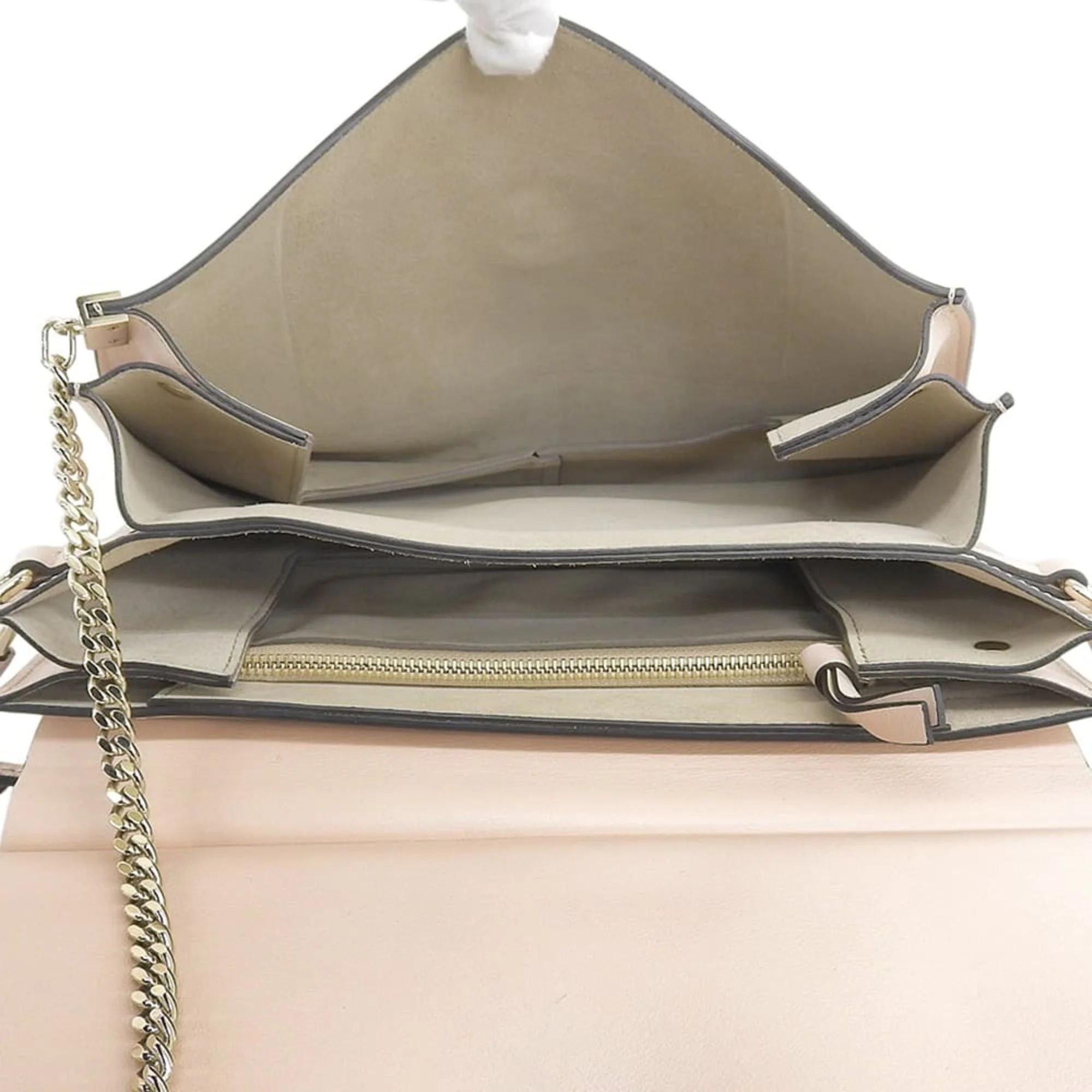 Faye Shoulder Bag Leather and Suede Medium - Image 5