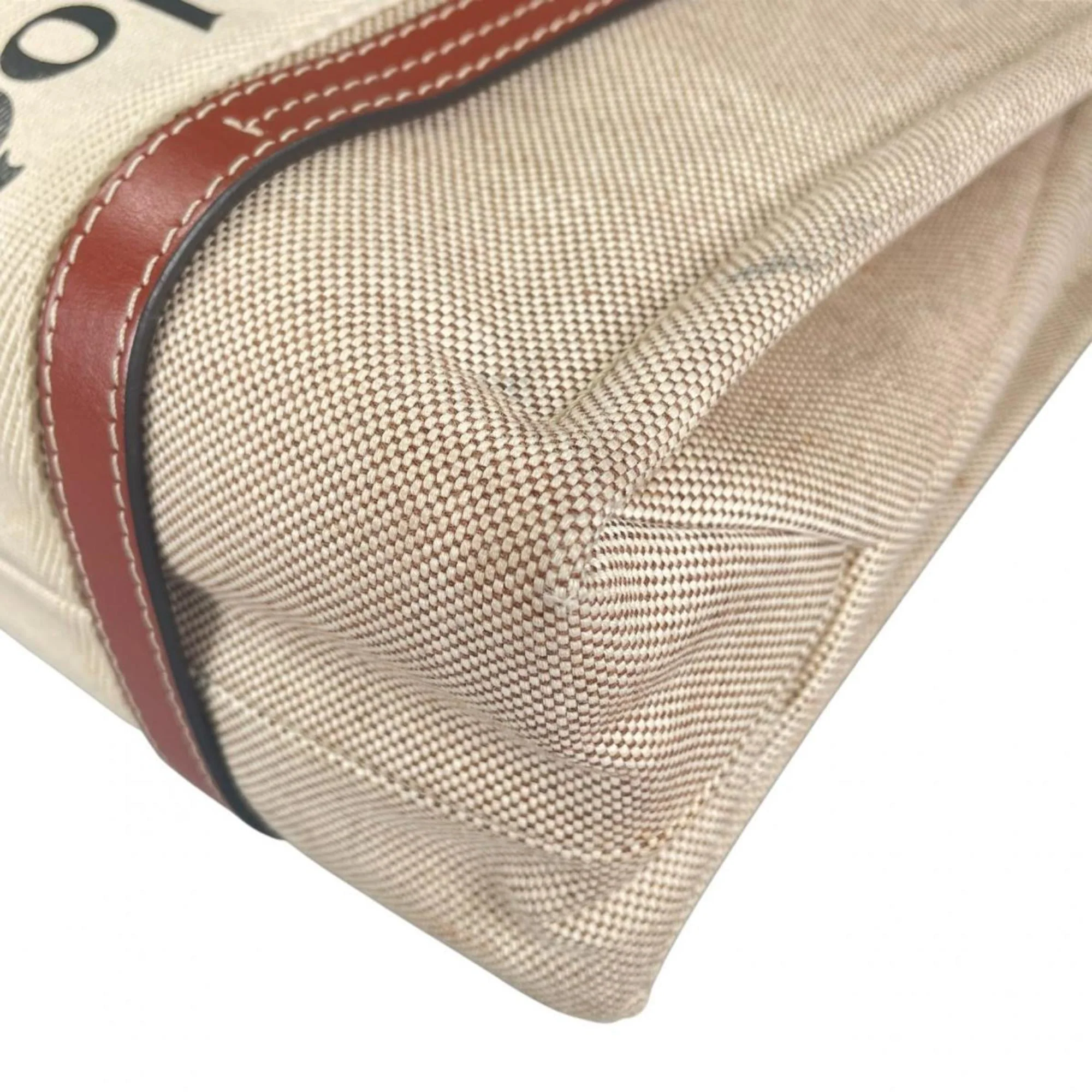 Woody Tote Canvas with Leather Medium - Image 9