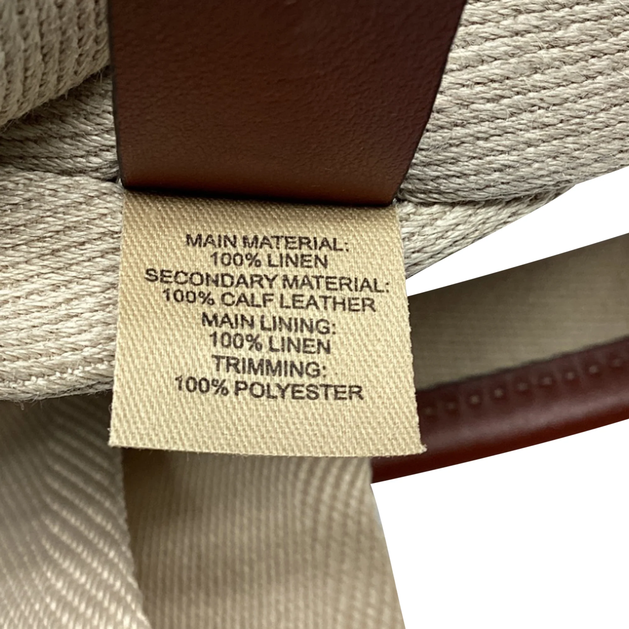Woody Tote Striped Linen Large - Image 10