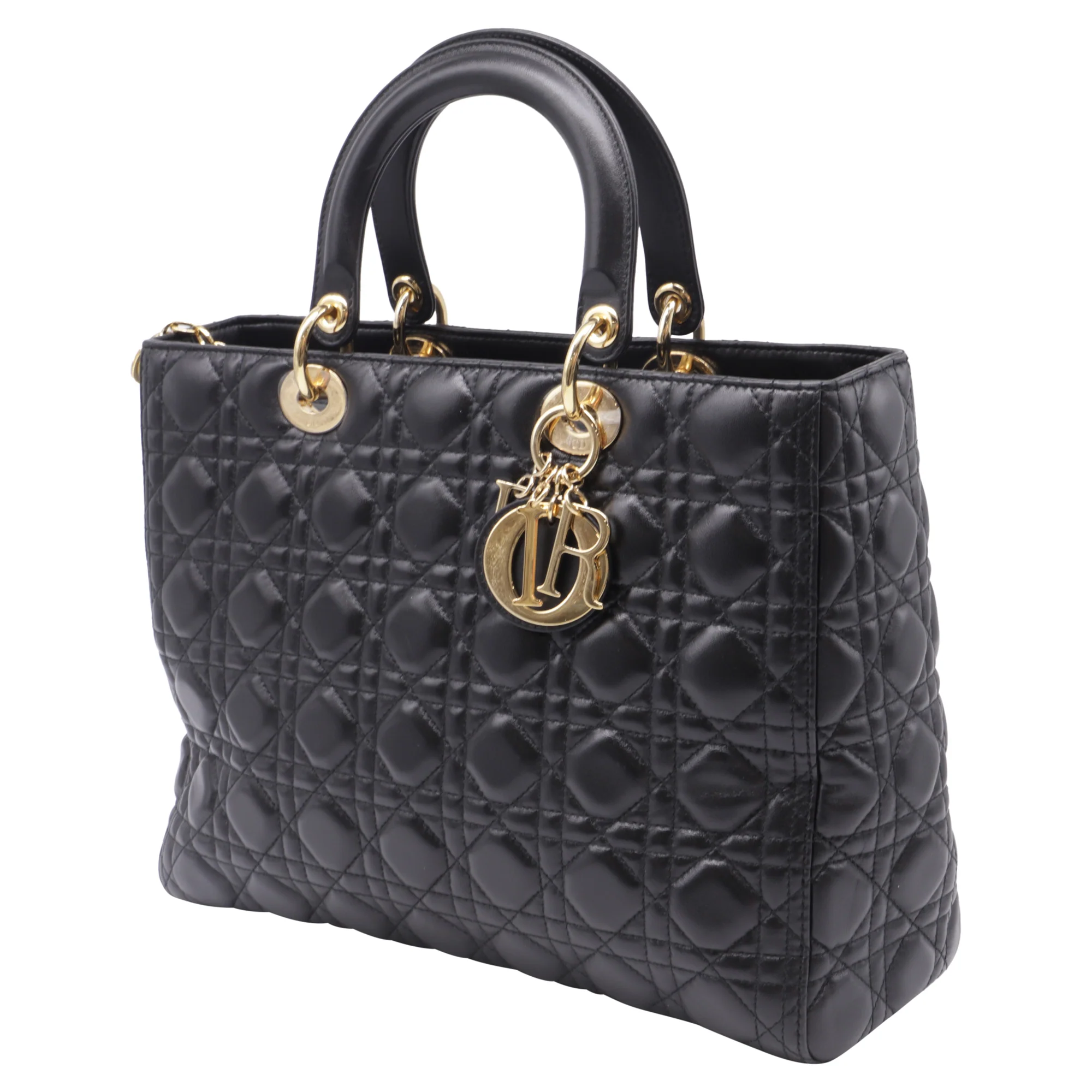 Lady Dior Bag Cannage Quilt Lambskin Large - Image 2