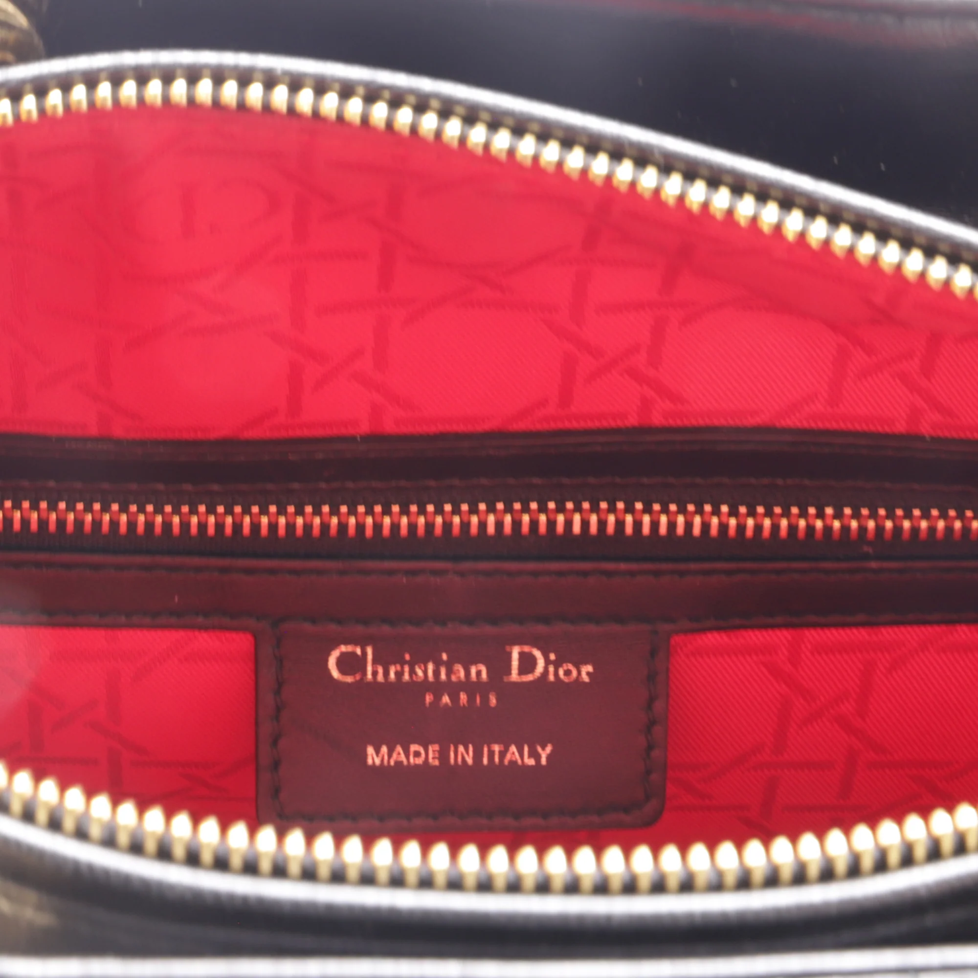 Lady Dior Bag Cannage Quilt Lambskin Large - Image 7