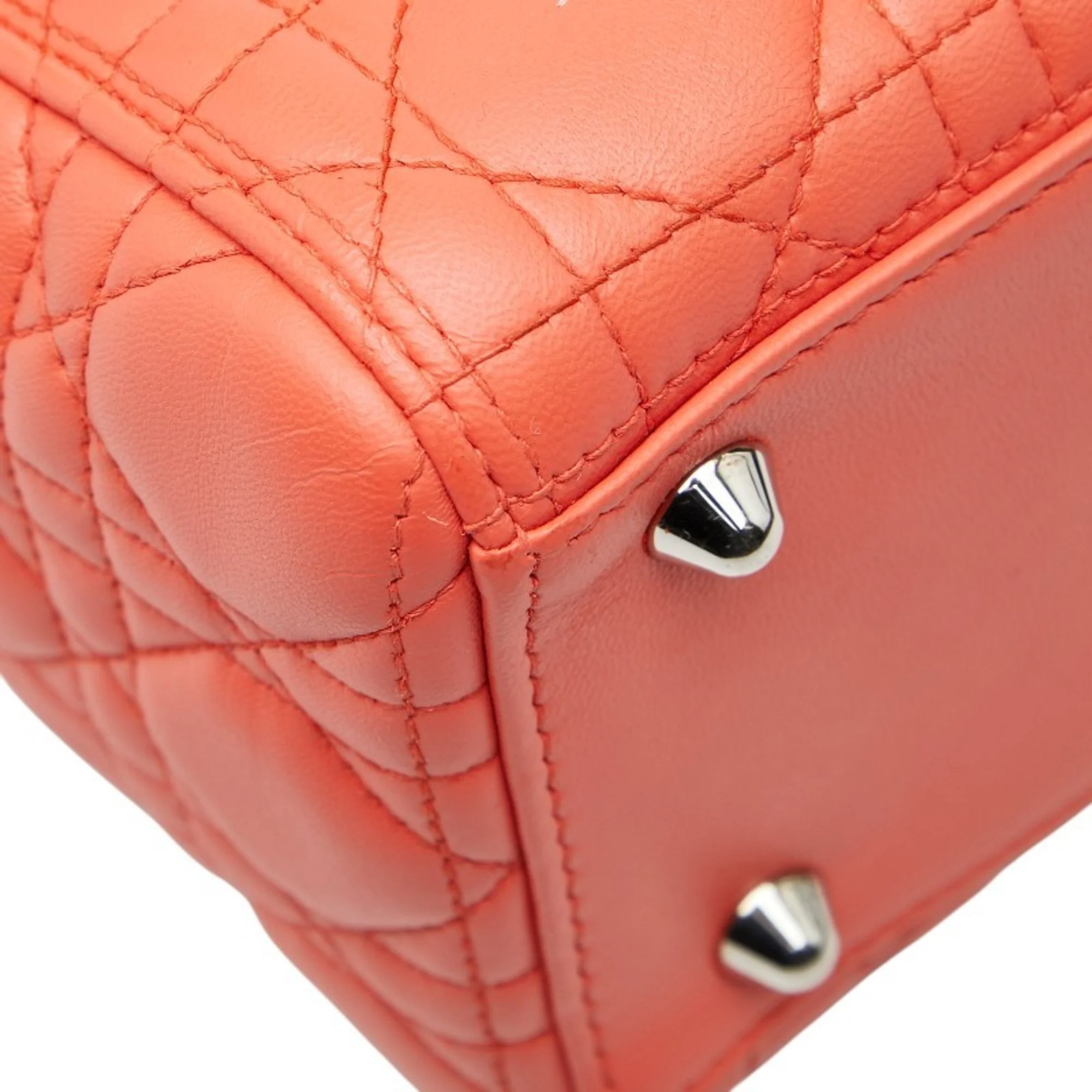 Lady Dior Bag Cannage Quilt Lambskin Large - Image 7