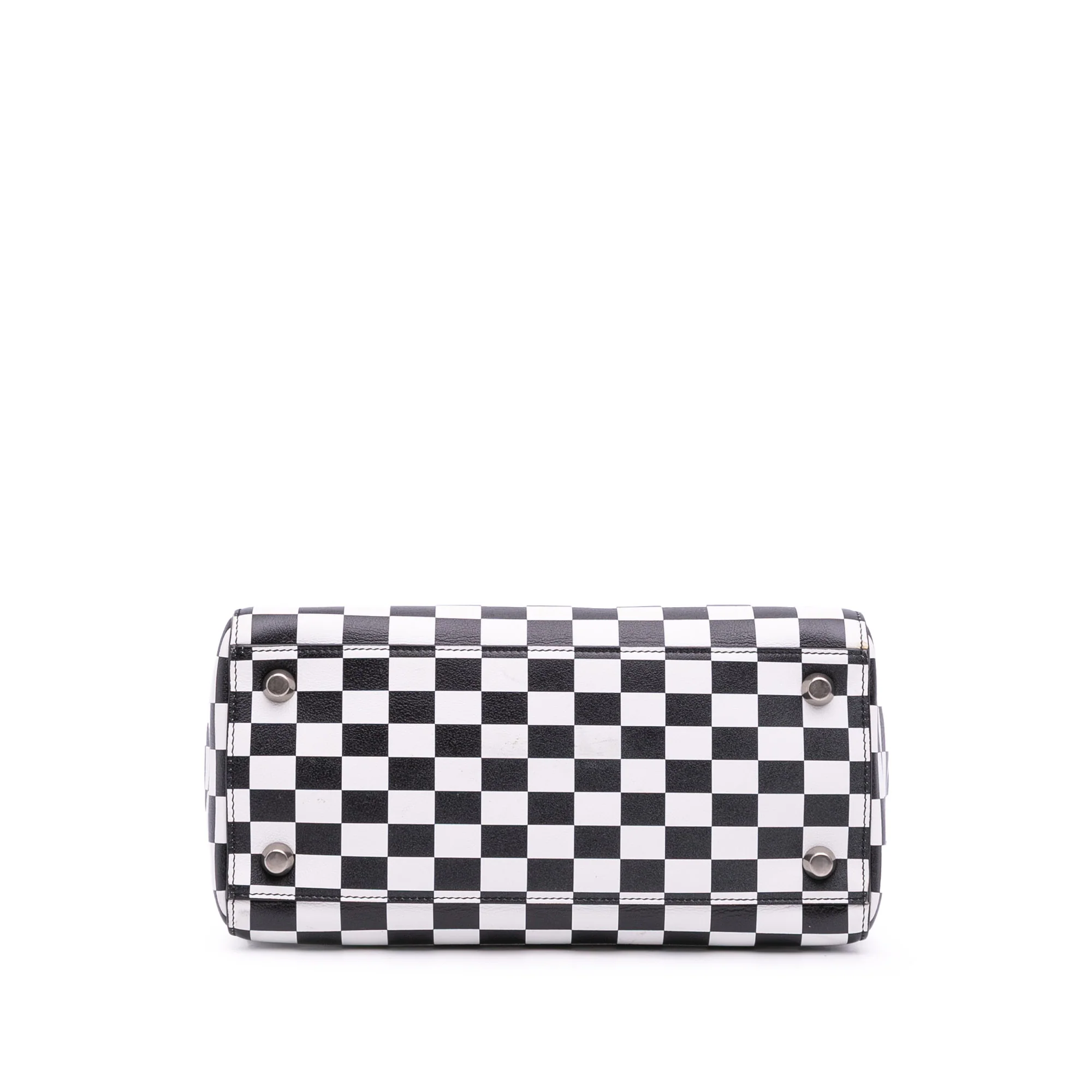 Lady Dior Bag Check Print Leather Medium - Image 3