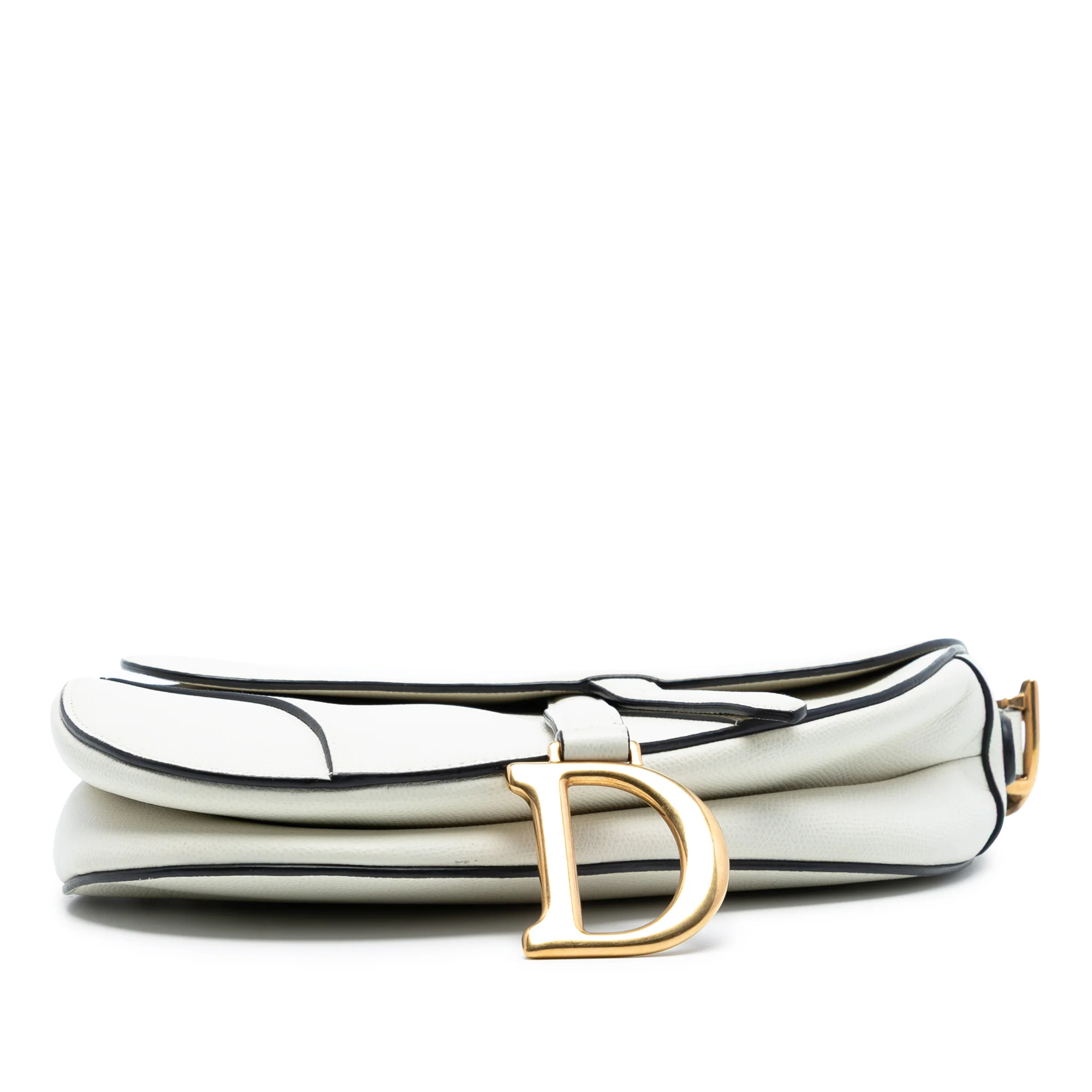 Saddle Handbag Leather Medium - Image 3