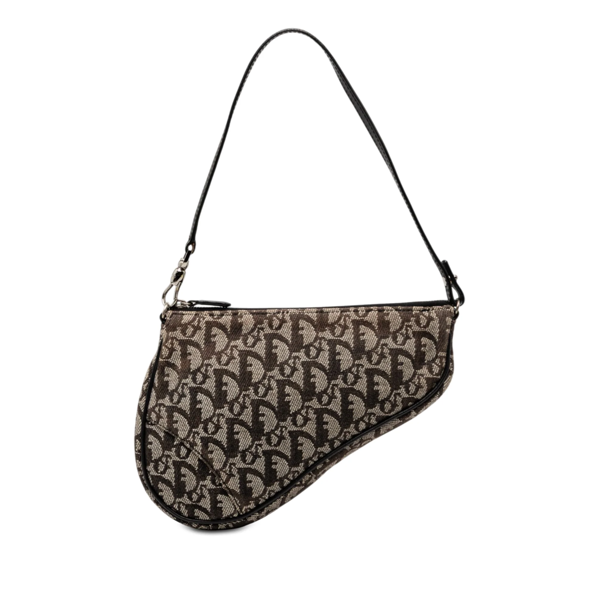 Vintage Saddle Bag Diorissimo Canvas Mini