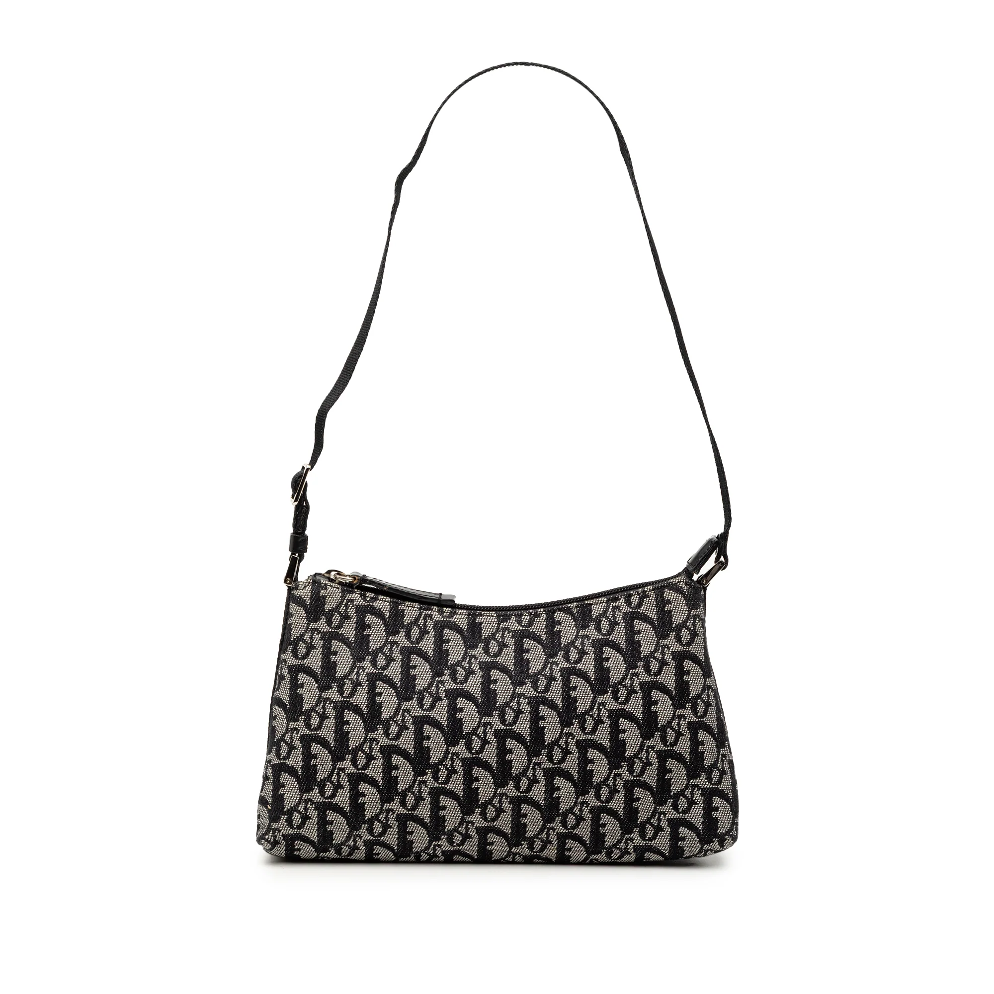 Vintage Trotter Pochette Shoulder Bag Diorissimo Canvas Small