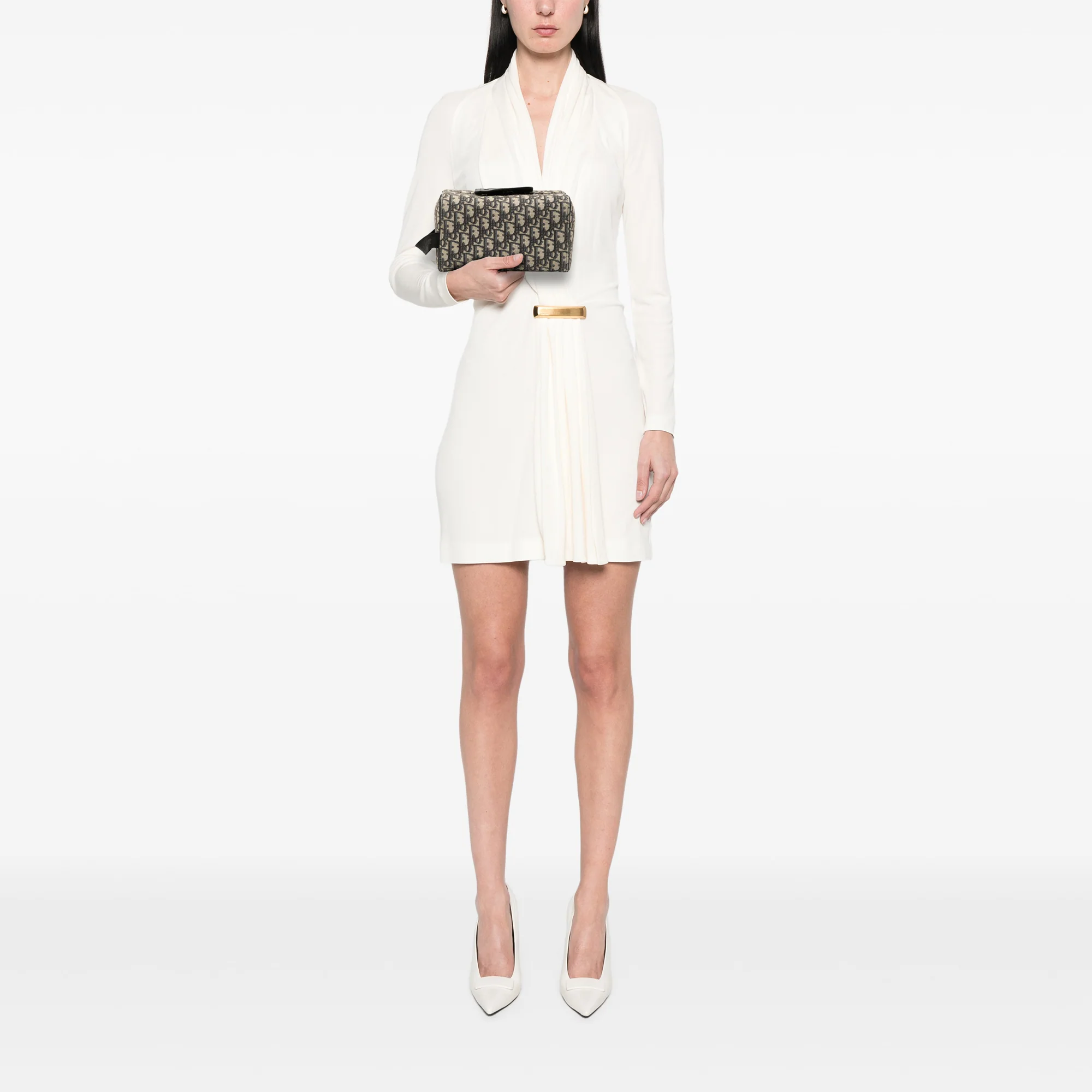 Wristlet Clutch Oblique Canvas - Image 7