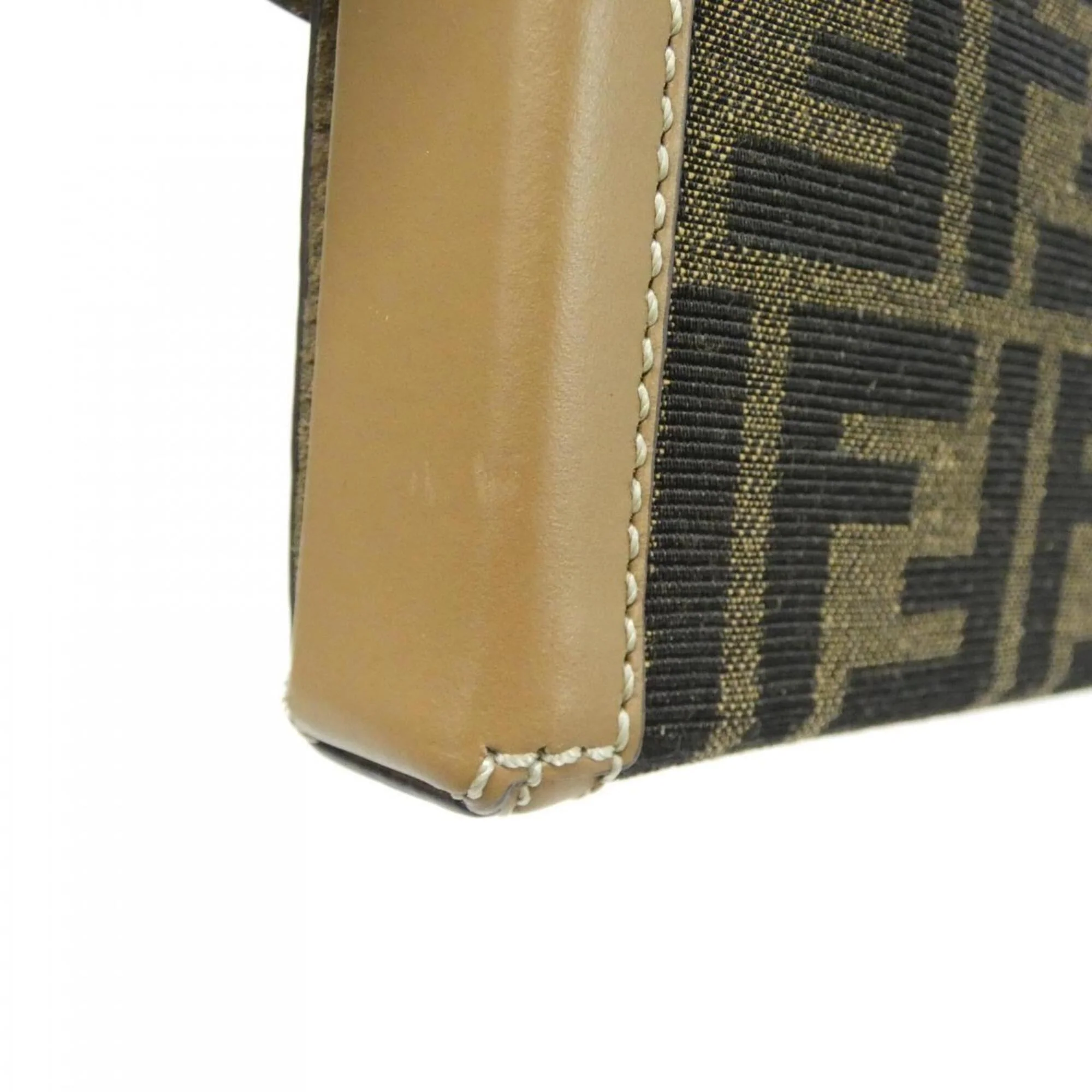 Baguette Soft Trunk Bag Zucca Canvas and Leather - Image 5