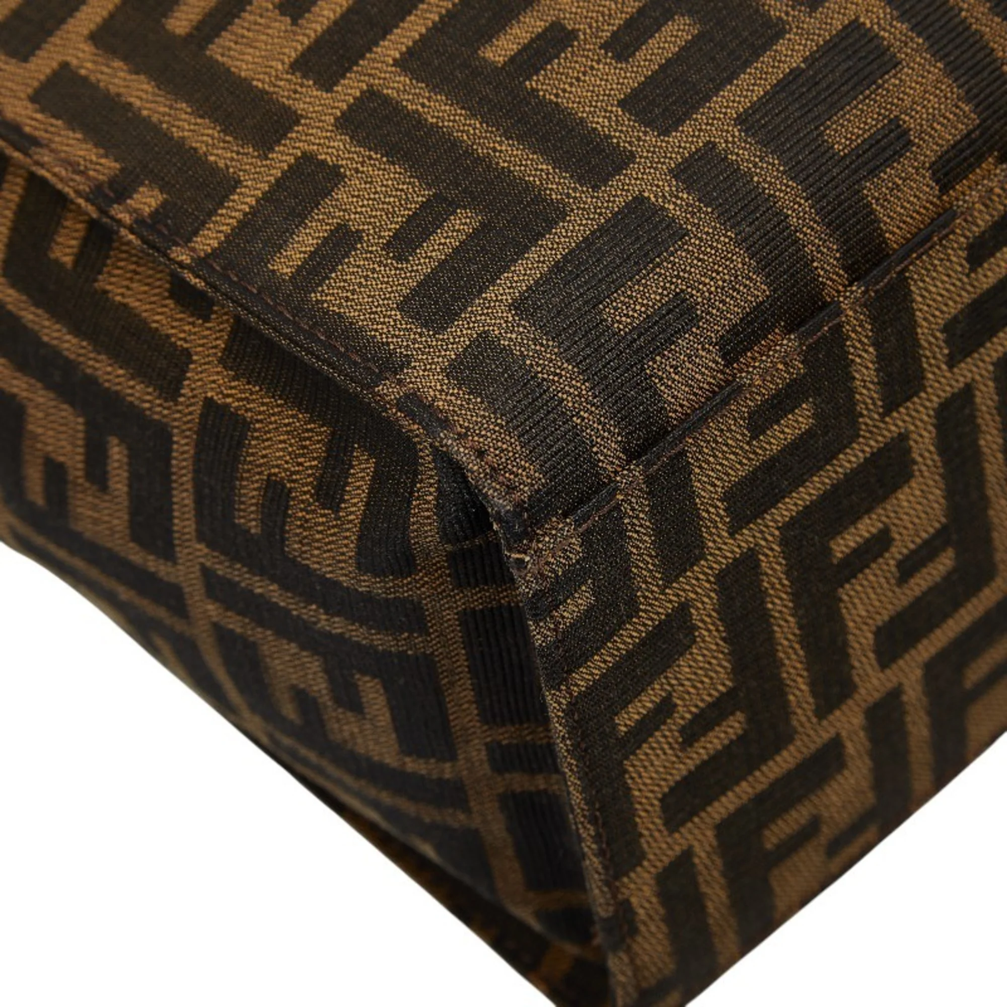 Vintage Shoulder Bag Zucca Canvas Medium - Image 7