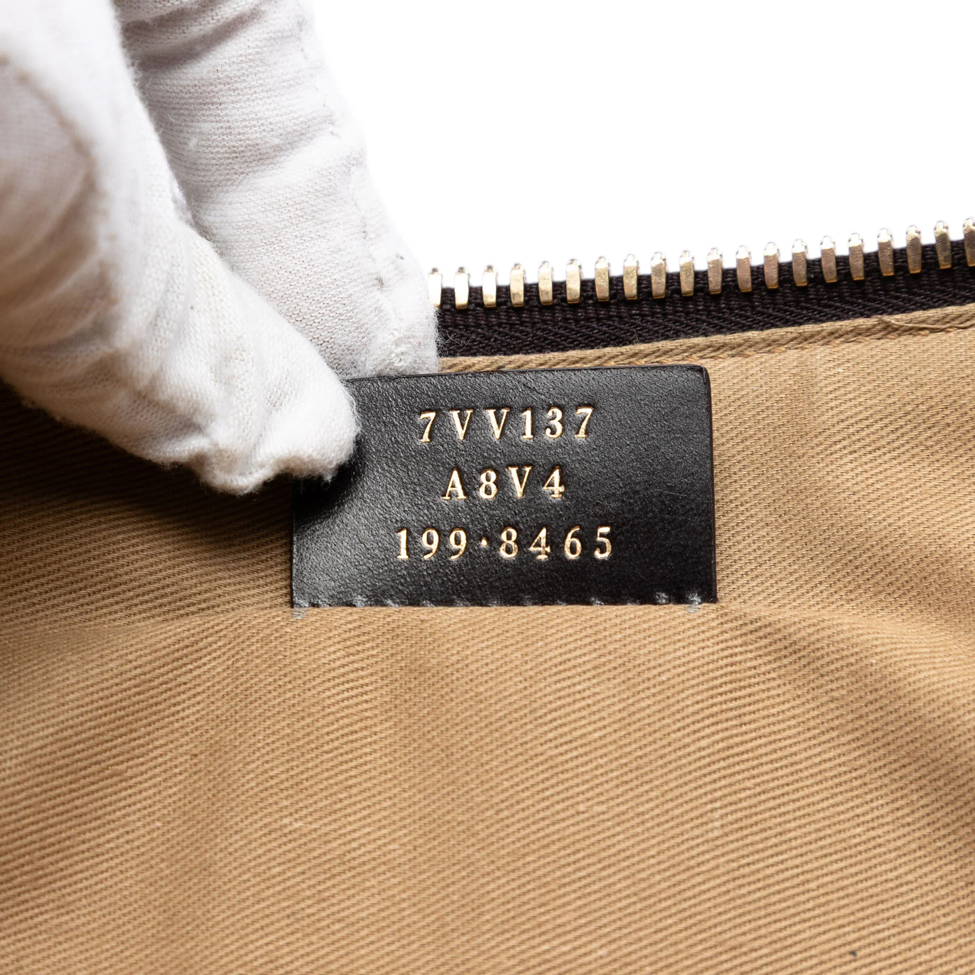 Zip Around Travel Bag Zucca Coated Canvas Small - Image 6