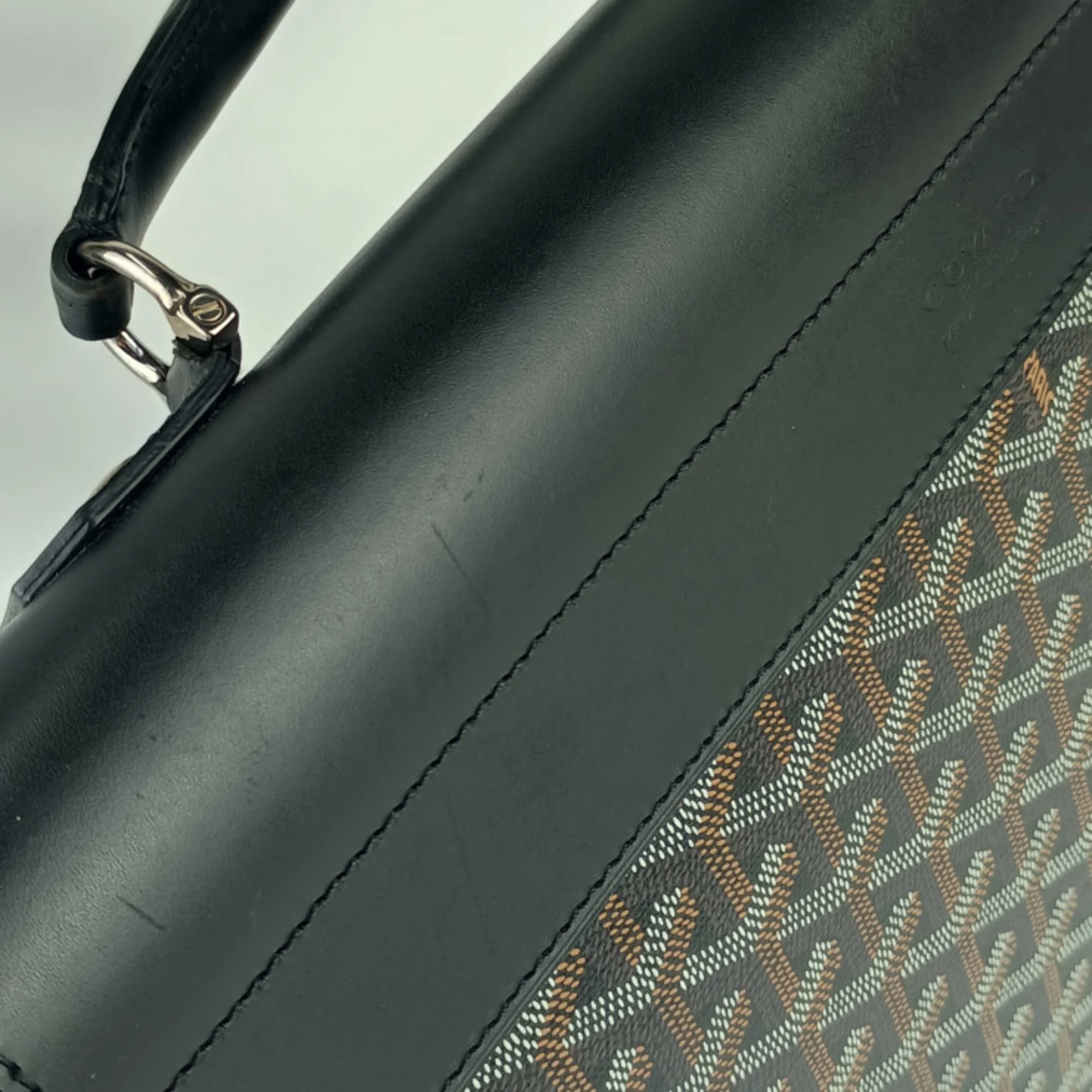Citadin Messenger Briefcase Coated Canvas - Image 7