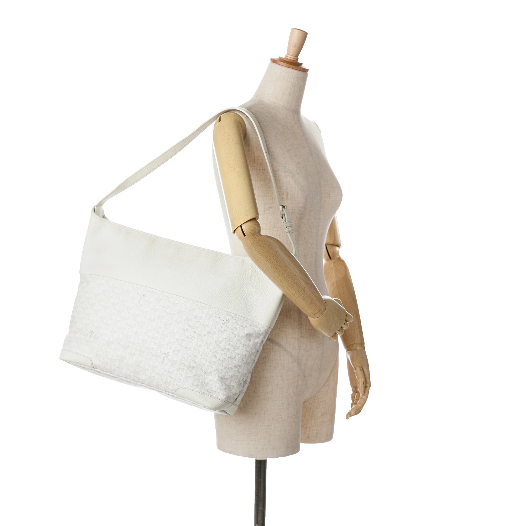 Grenadine Hobo Coated Canvas with Leather - Image 7