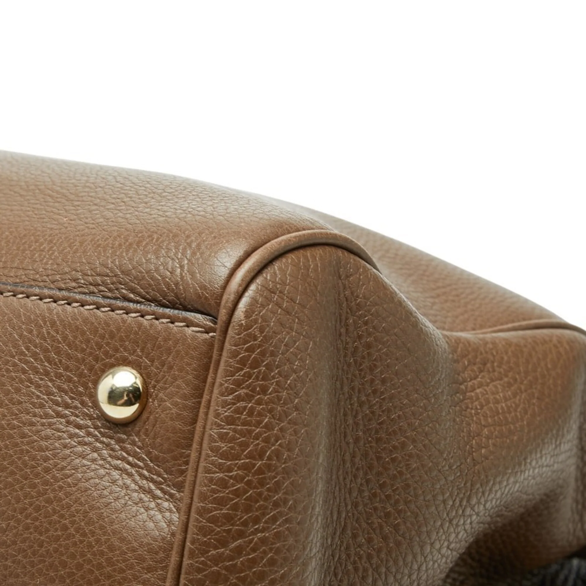 Bamboo Shopper Tote Leather Large - Image 4