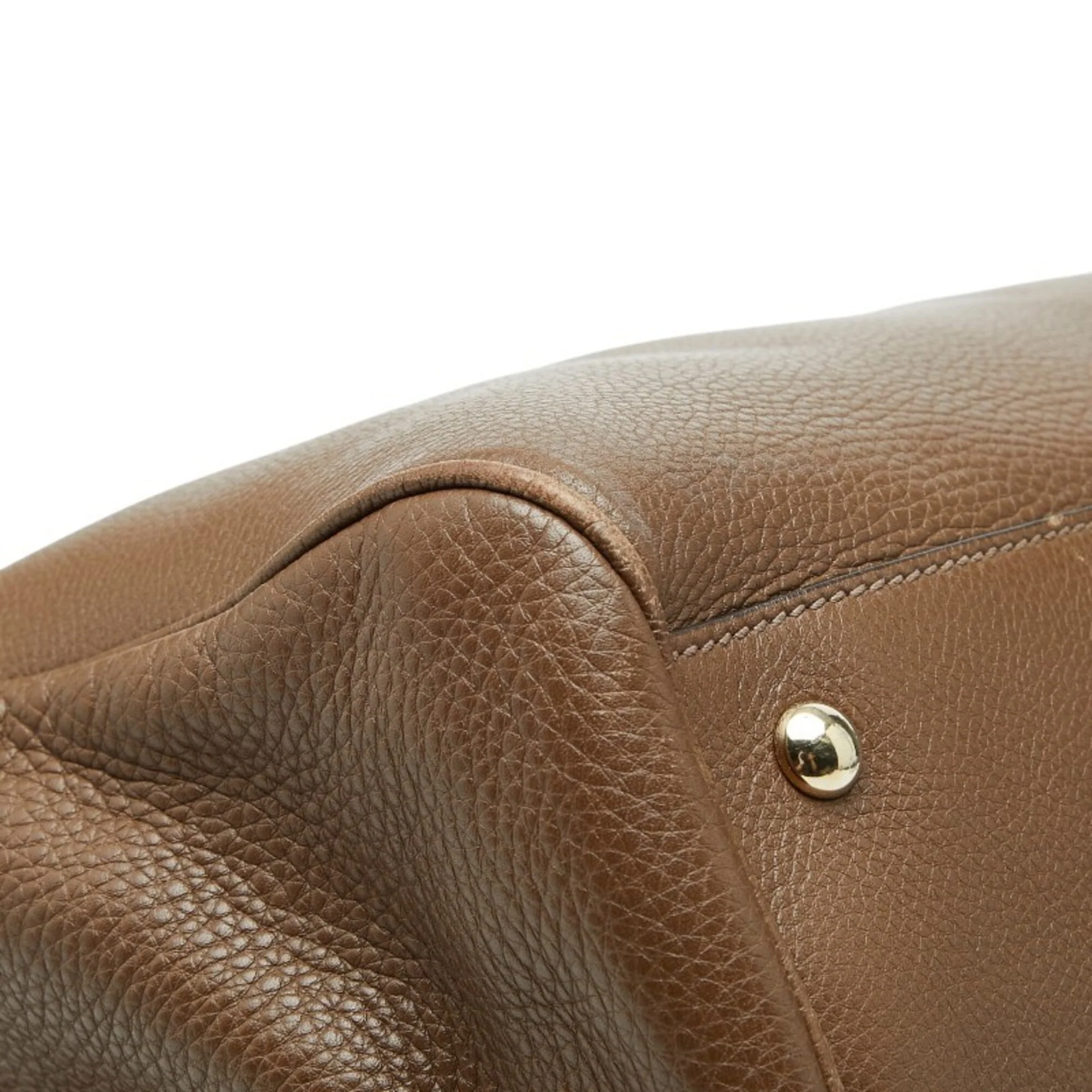 Bamboo Shopper Tote Leather Large - Image 5