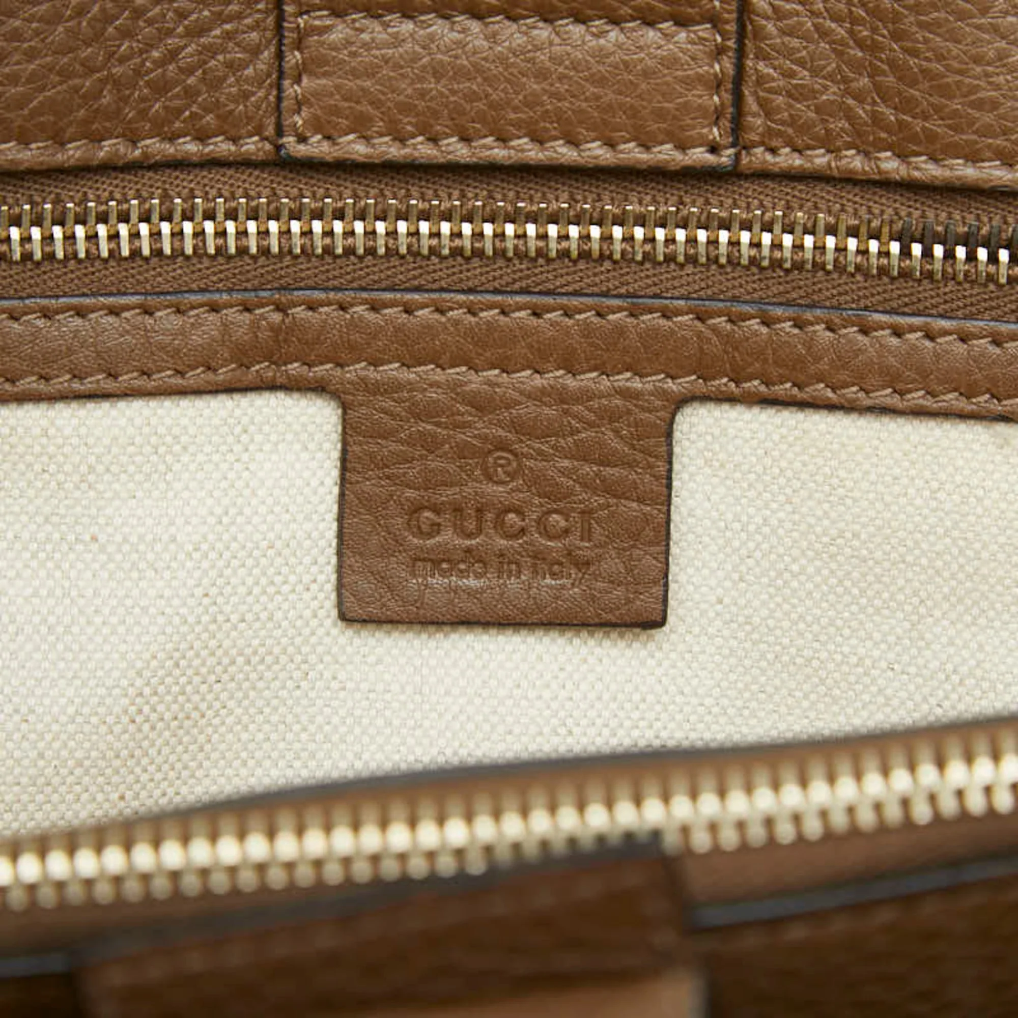 Bamboo Shopper Tote Leather Large - Image 9