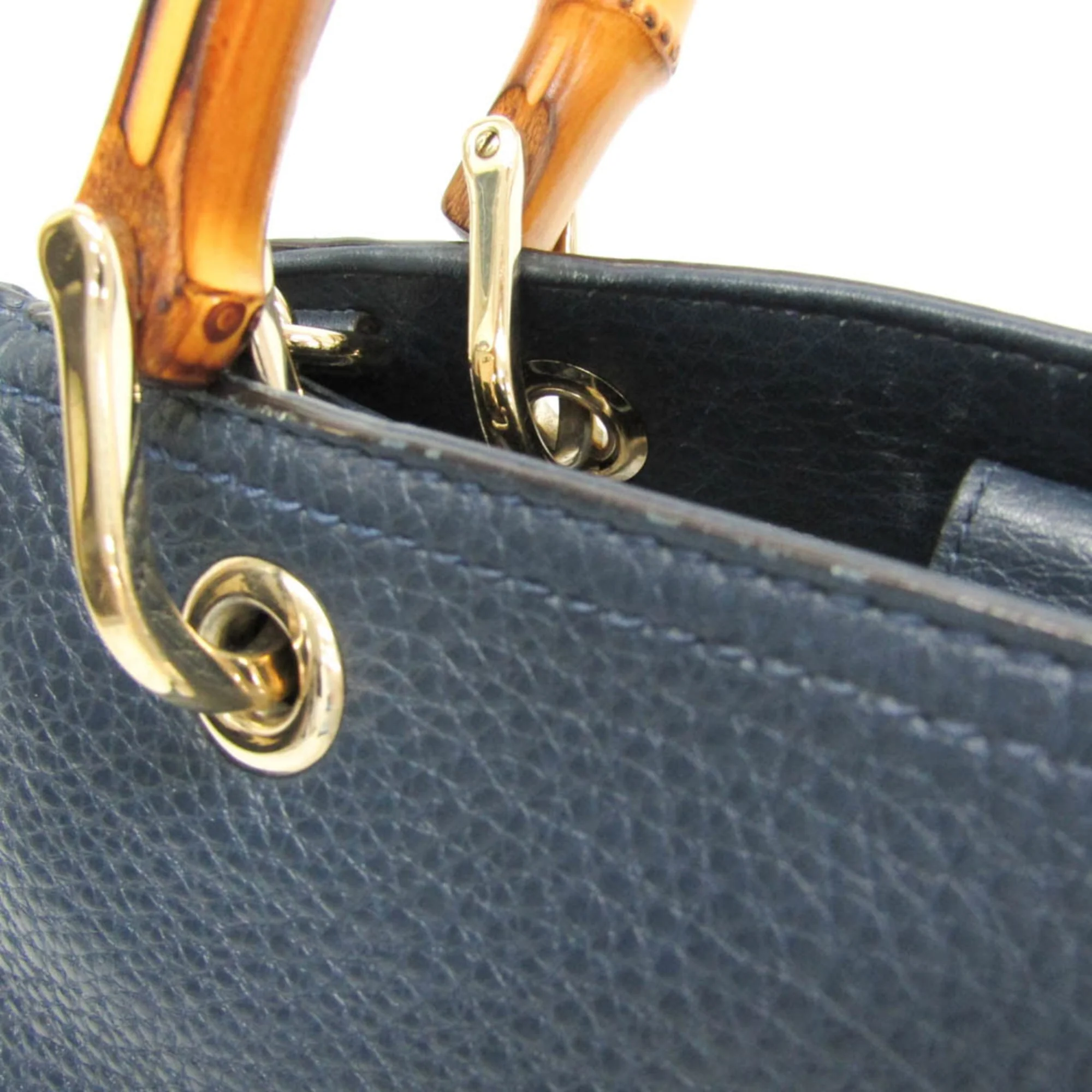 Bamboo Shopper Tote Leather Small - Image 9