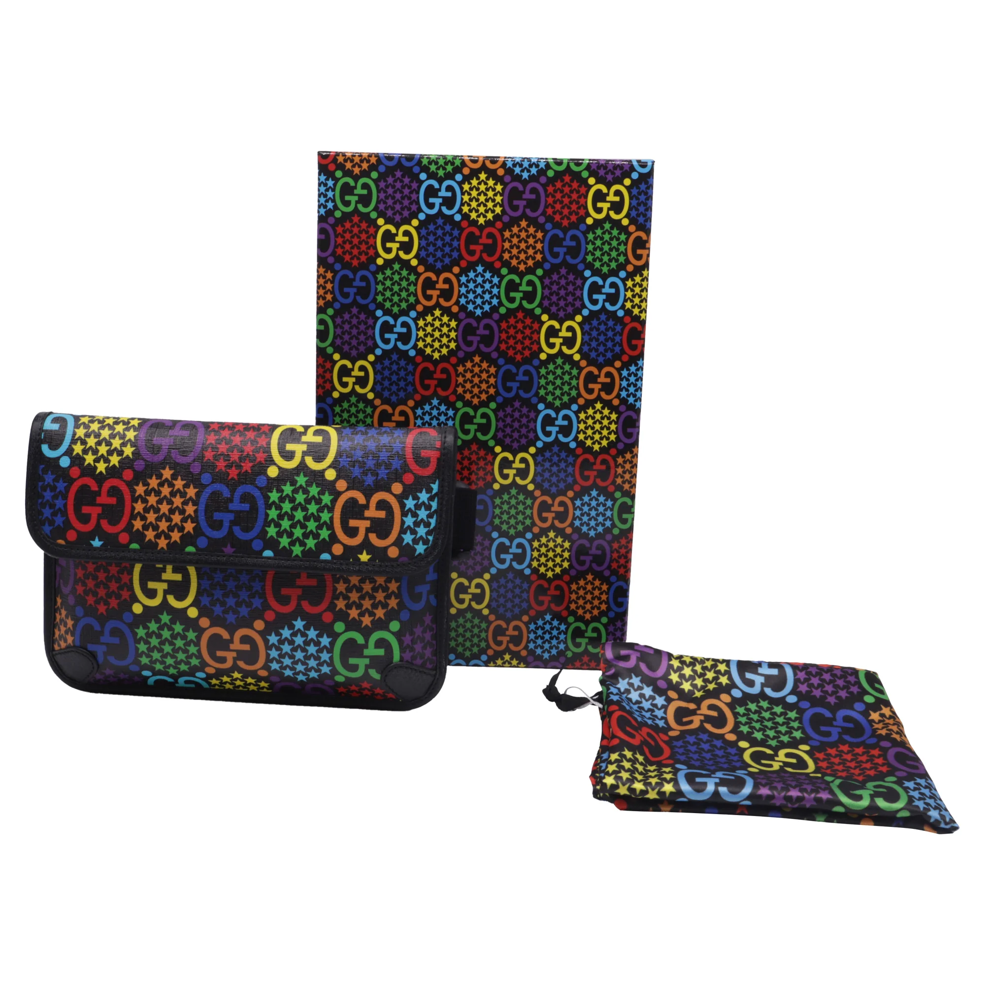 Belt Bag Psychedelic Print GG Coated Canvas - Image 5