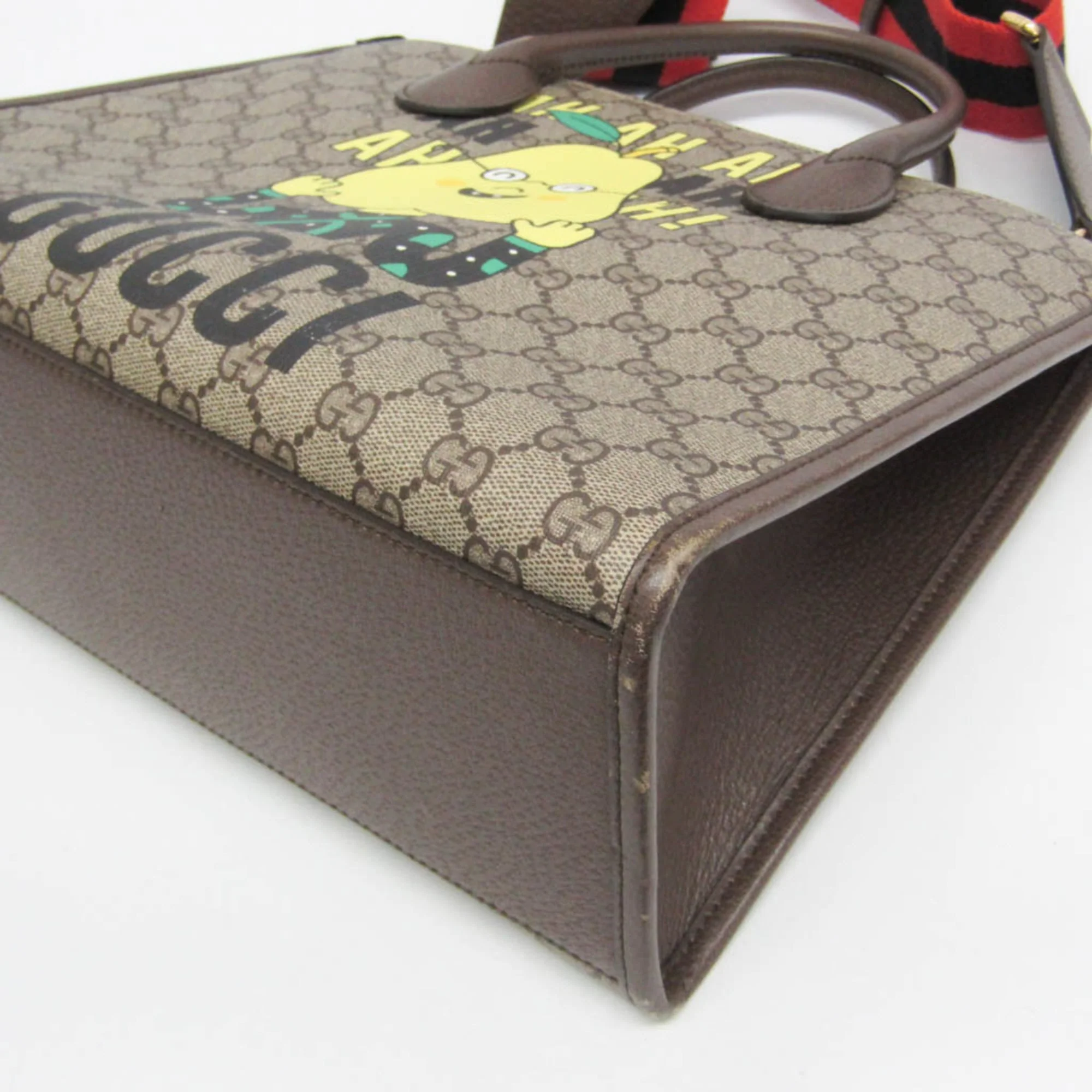 Disney Donald Duck Convertible Tote Printed GG Coated Canvas Medium - Image 5