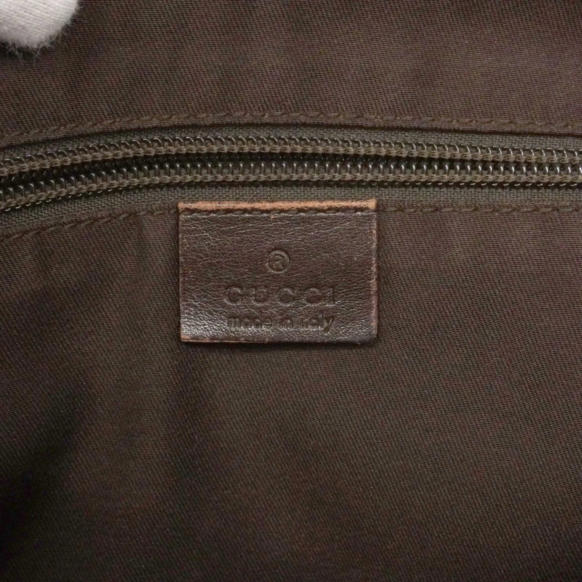 Double Belt Flap Messenger GG Canvas with Perforated Leather Medium - Image 5