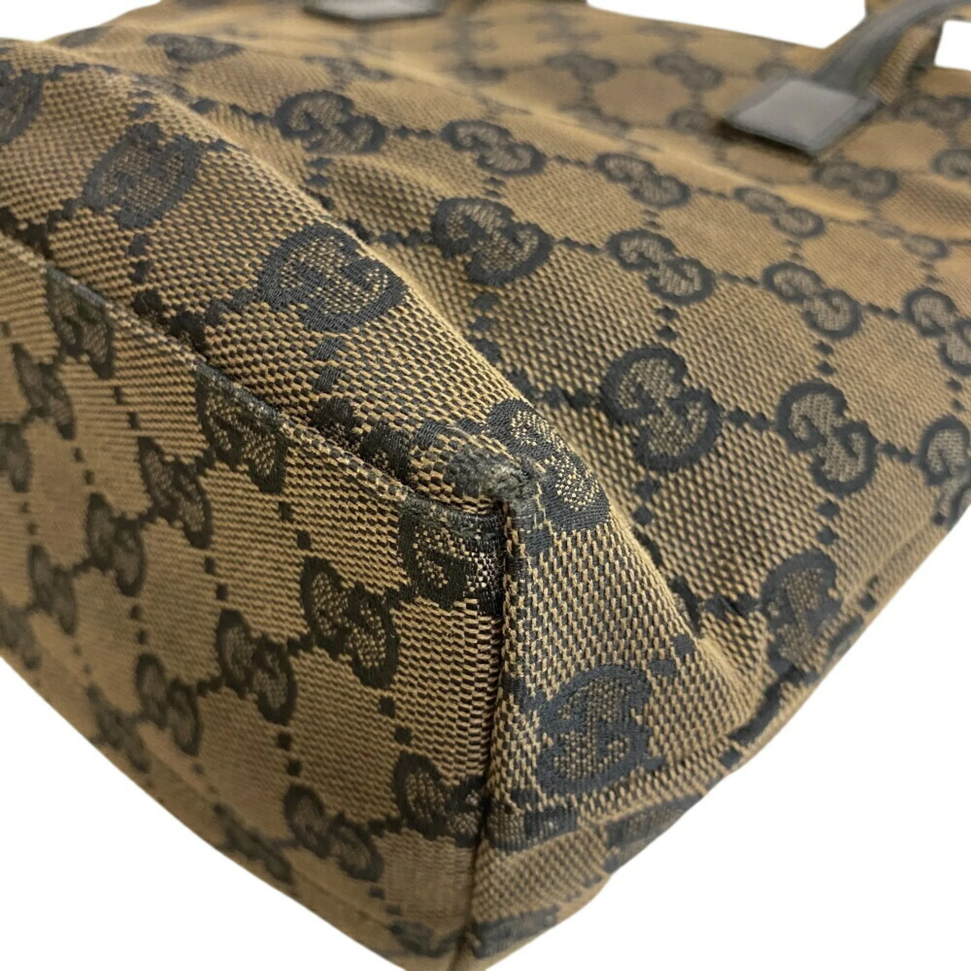 Double Pocket Tote GG Canvas Small - Image 6
