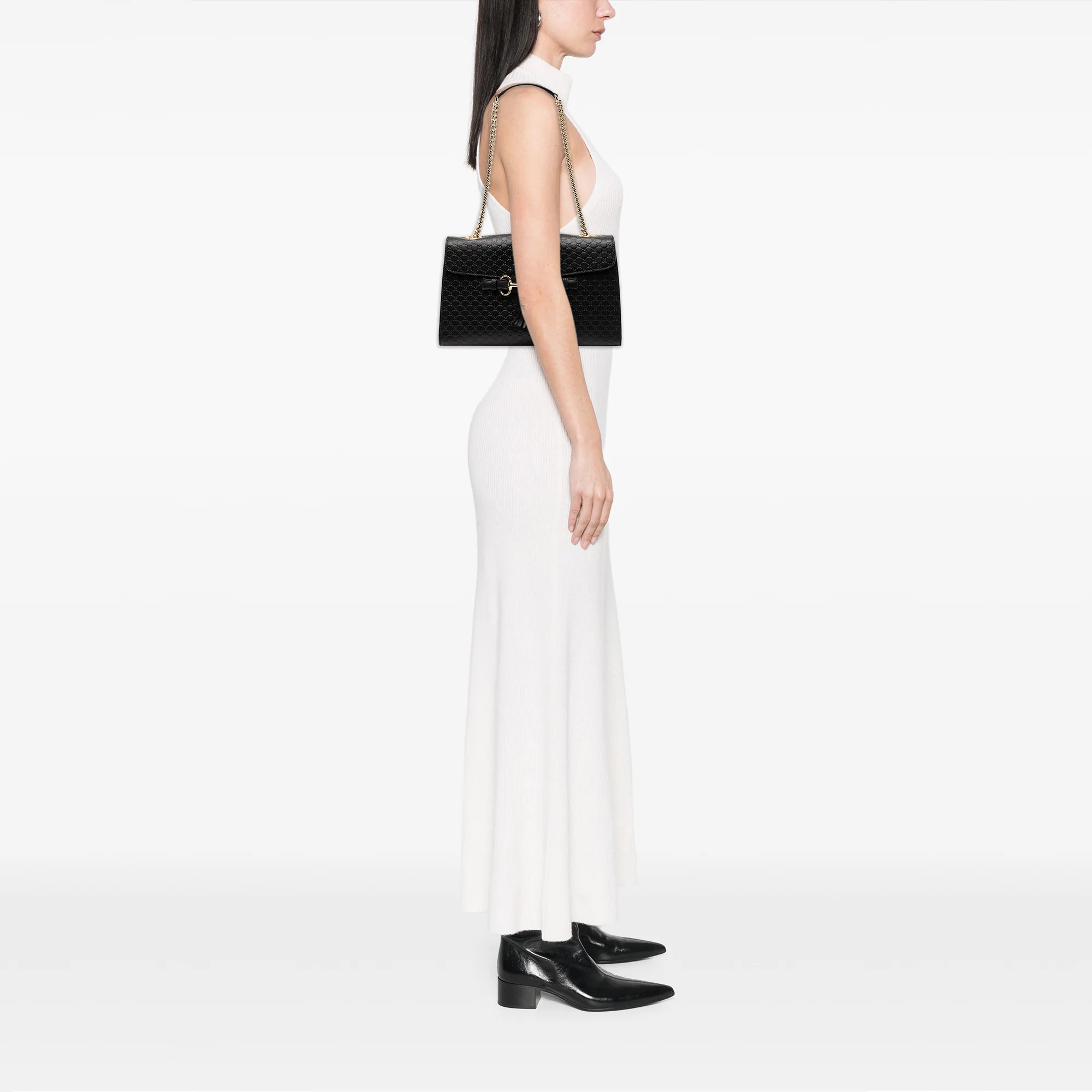 Emily Chain Flap Bag Microguccissima Leather Medium - Image 7