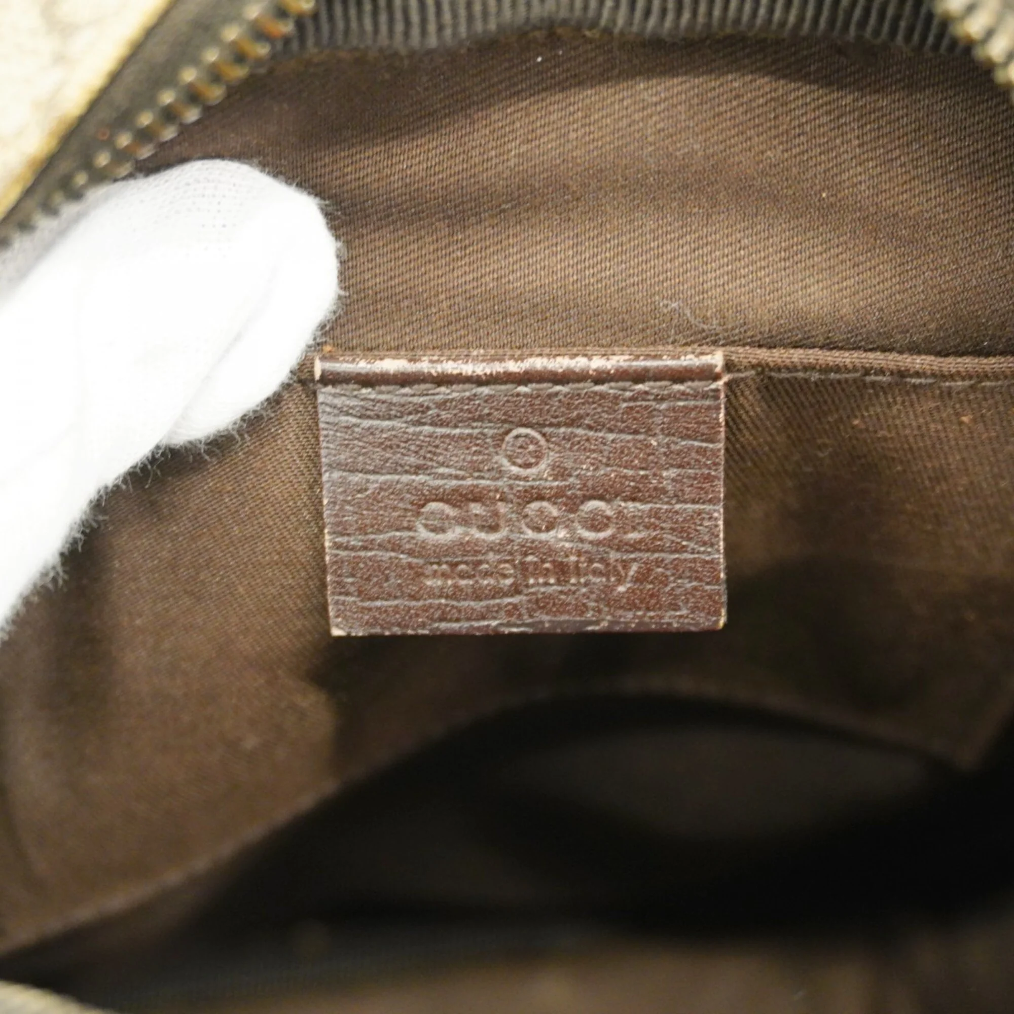 Front Pocket Messenger GG Coated Canvas Small - Image 5