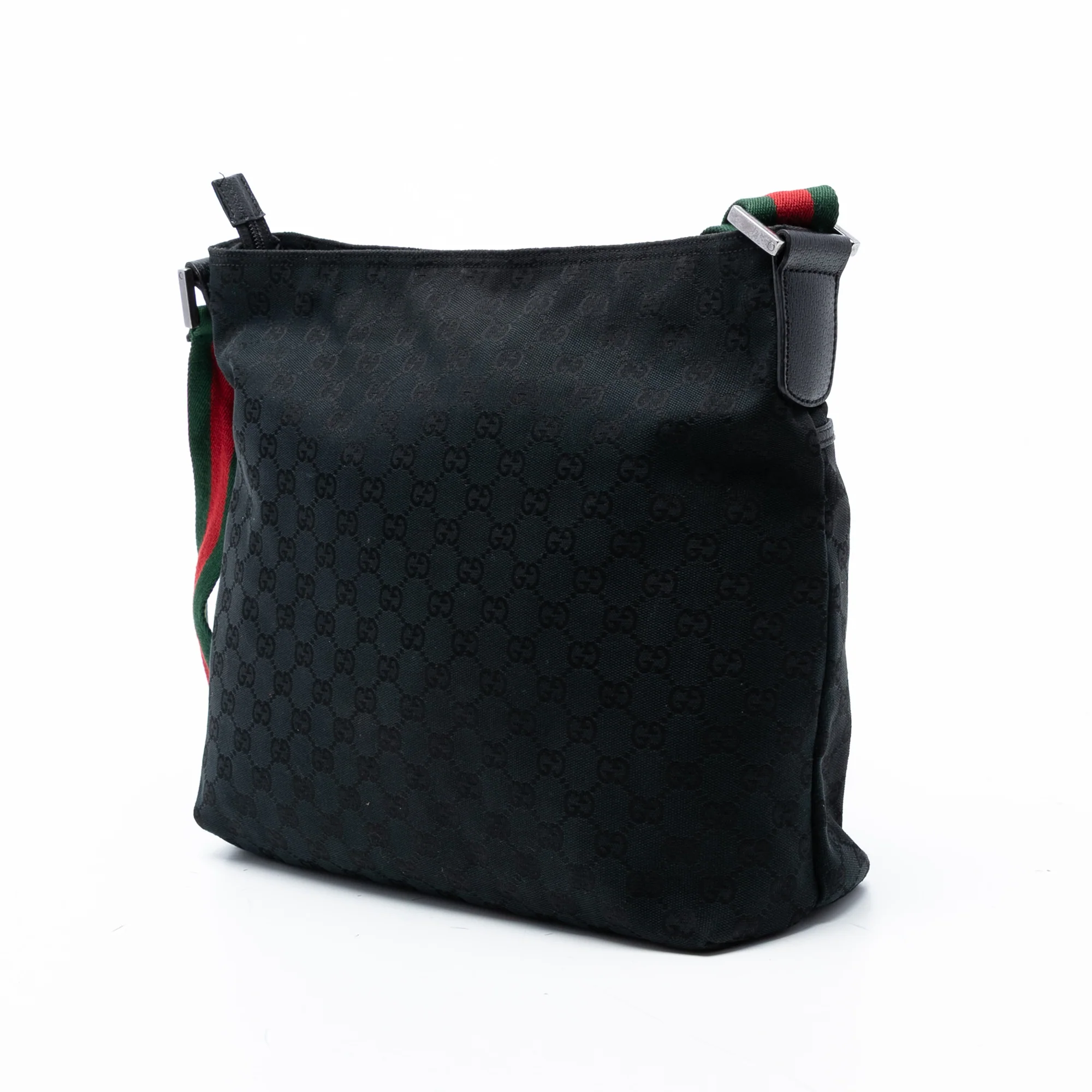 Front Pocket Web Messenger GG Canvas Medium - Image 2