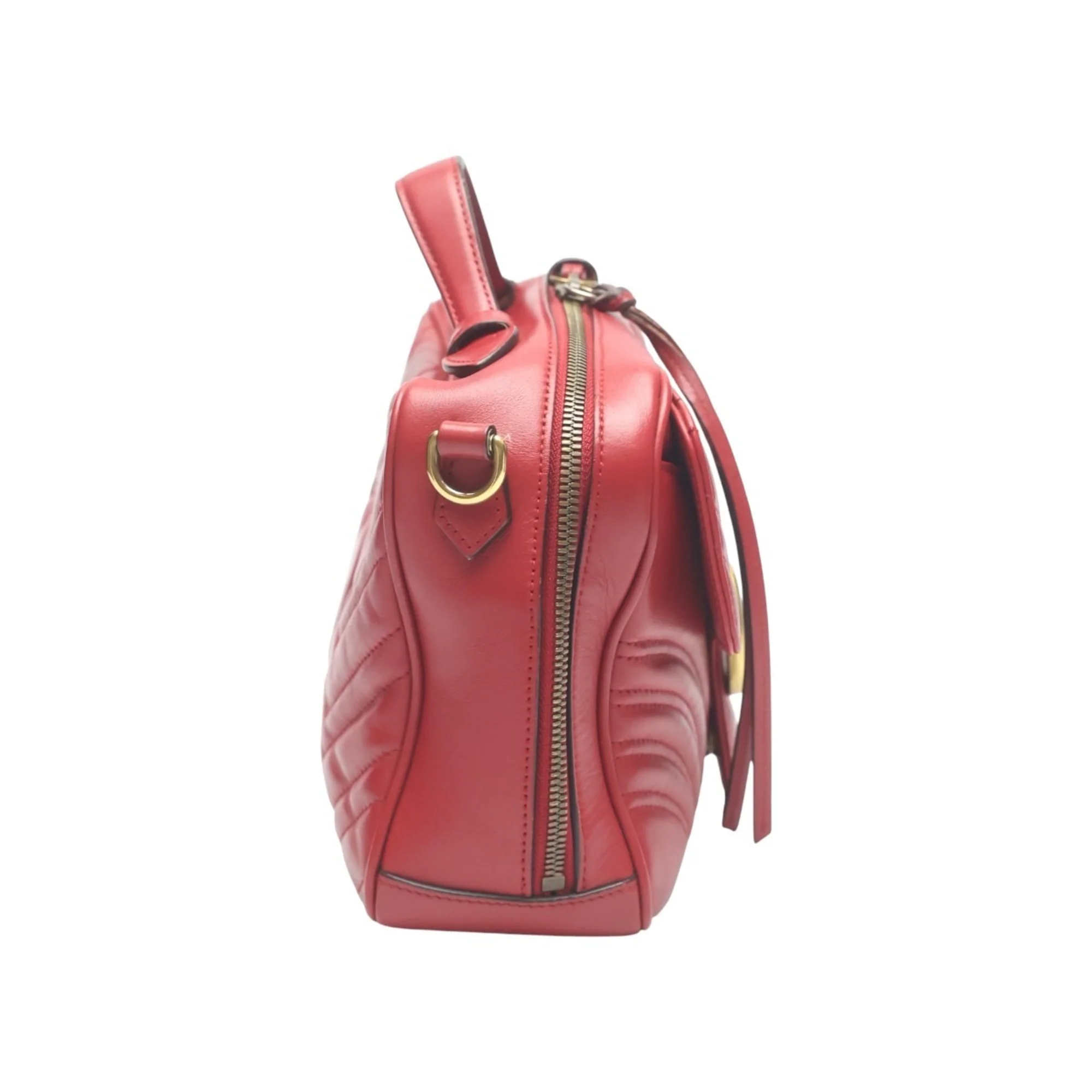 GG Marmont Zip Around Camera Bag Matelasse Leather Small - Image 5