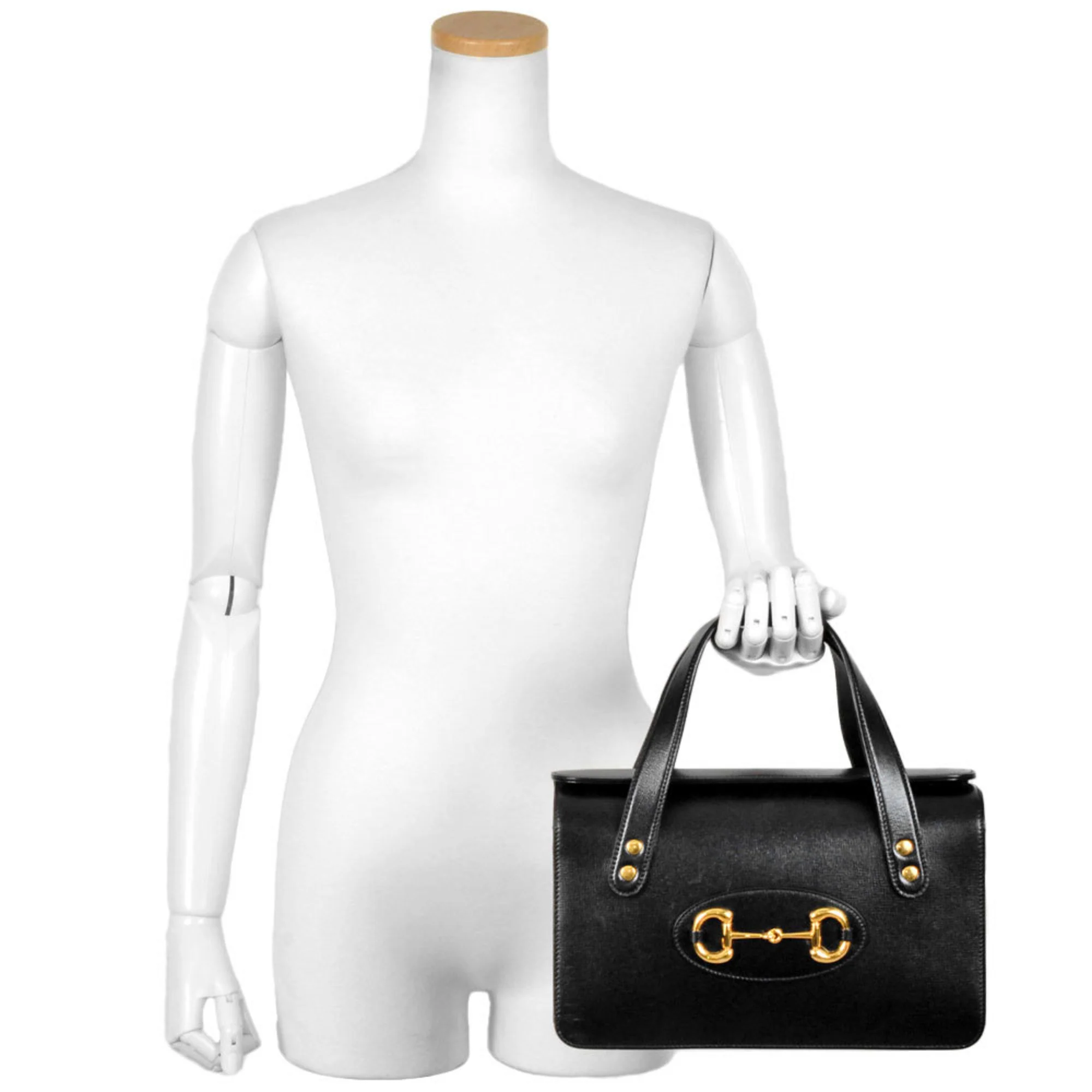 Horsebit 1955 Boston Bag Leather Small - Image 9