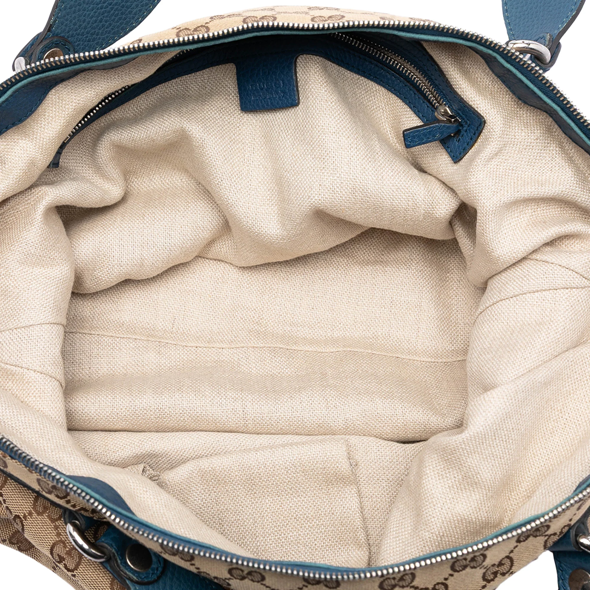 Icon Bit Top Handle Bag GG Canvas Large - Image 4